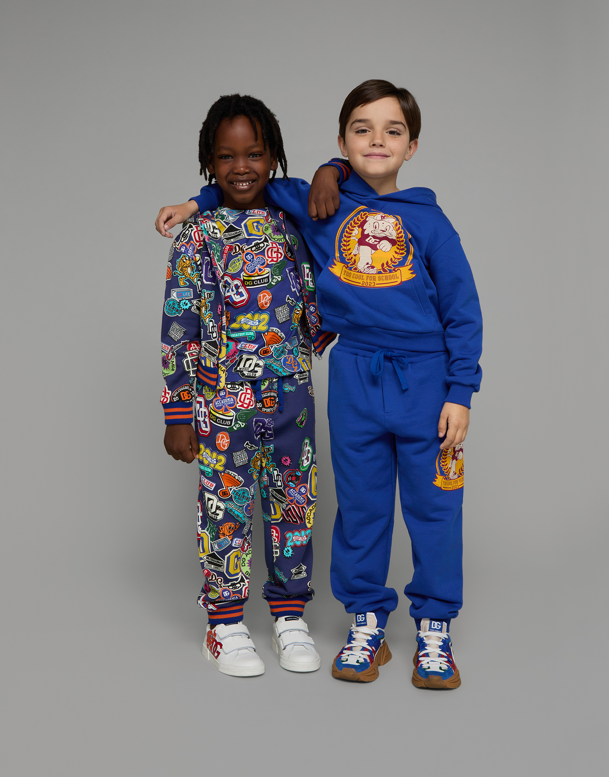 DOLCE & GABBANA MASCOT-PRINT HOODIE