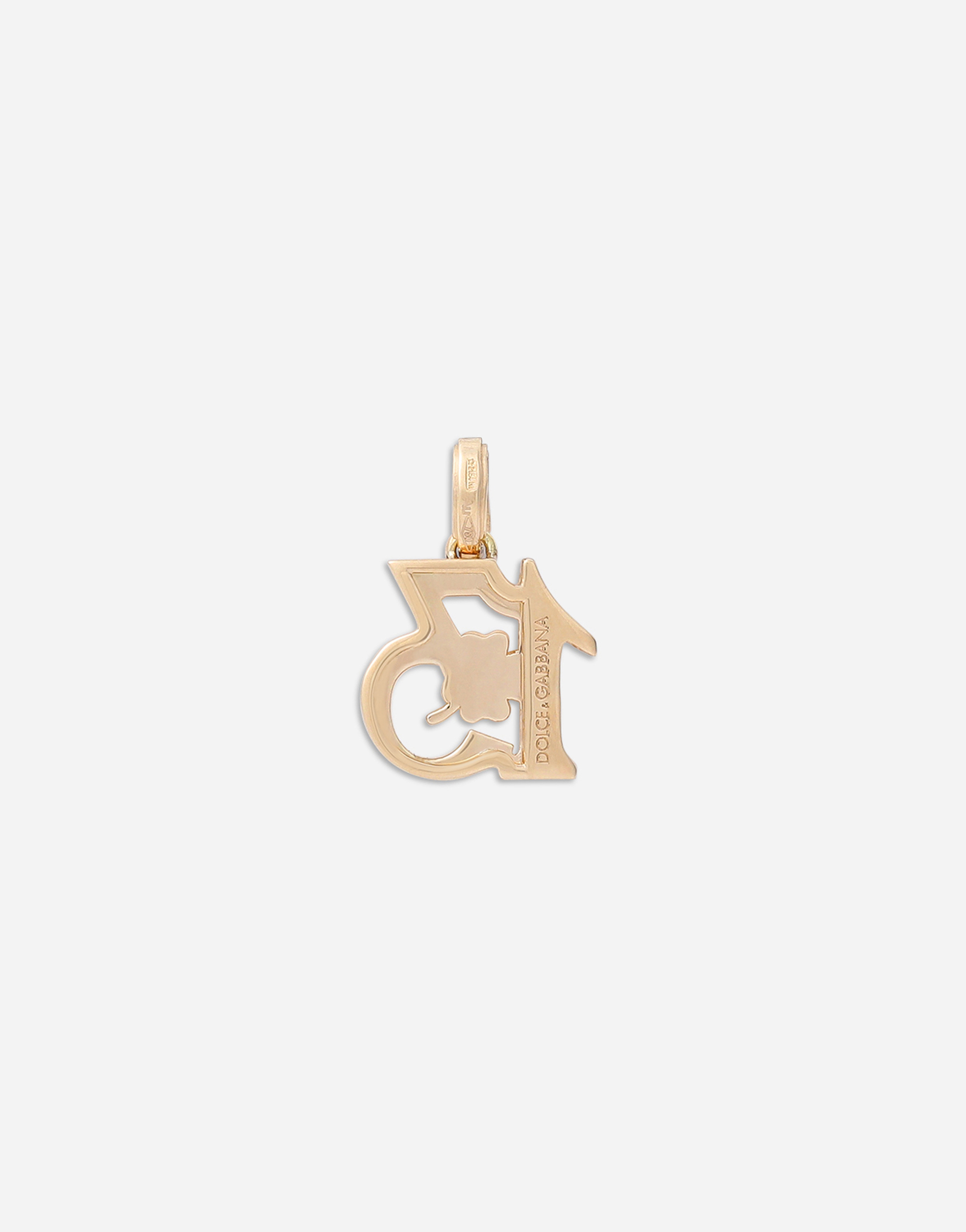 DOLCE & GABBANA GOOD LUCK YELLOW GOLD CHARM