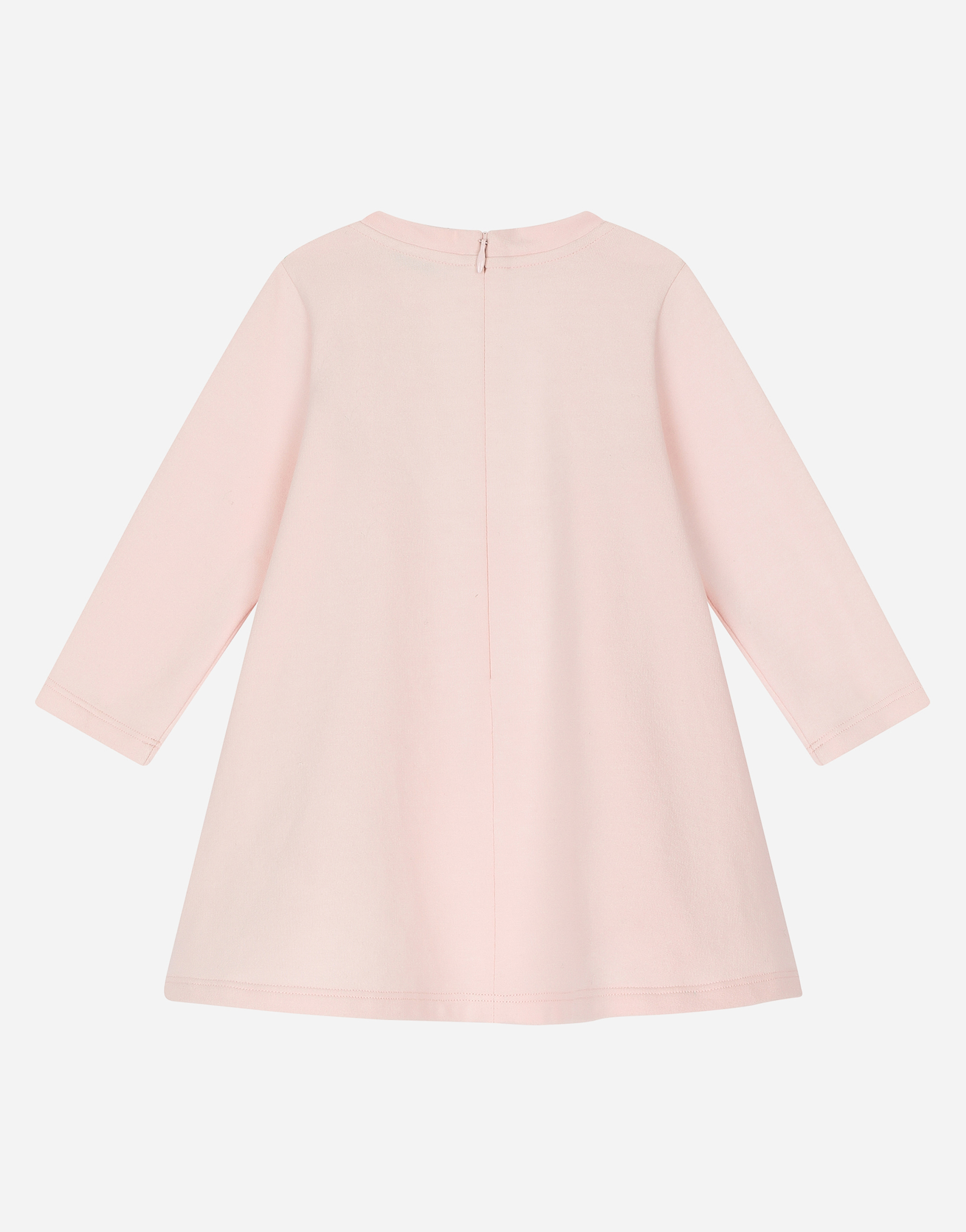 Interlock midi dress with all-over logo print