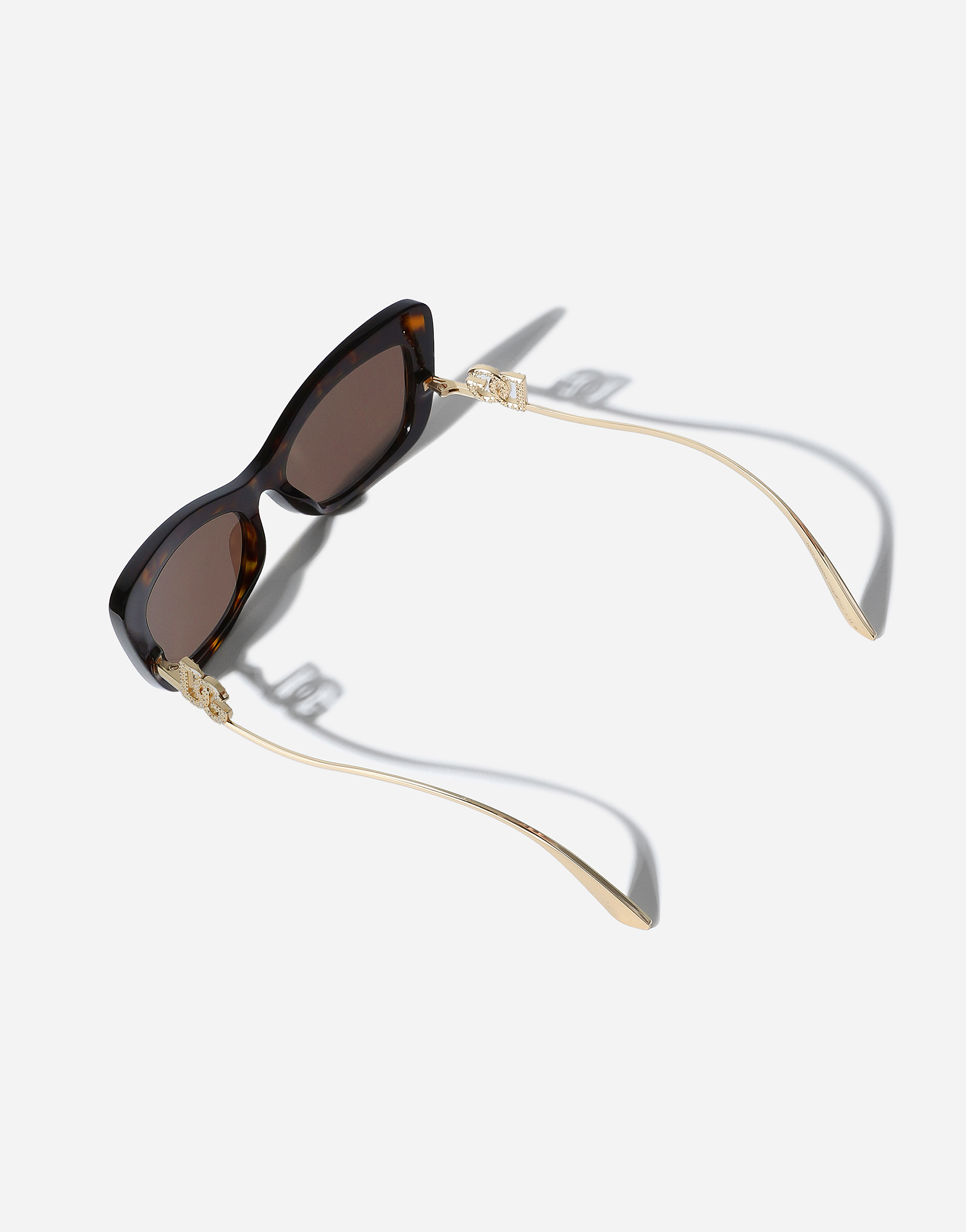 Dolce & Gabbana Cat-eye Frame Sunglasses In Brown