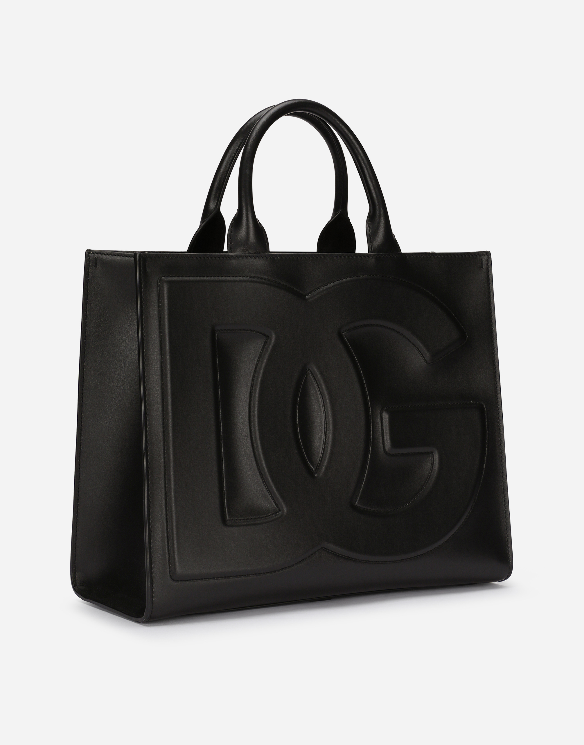 DOLCE & GABBANA MEDIUM CALFSKIN DG DAILY SHOPPER