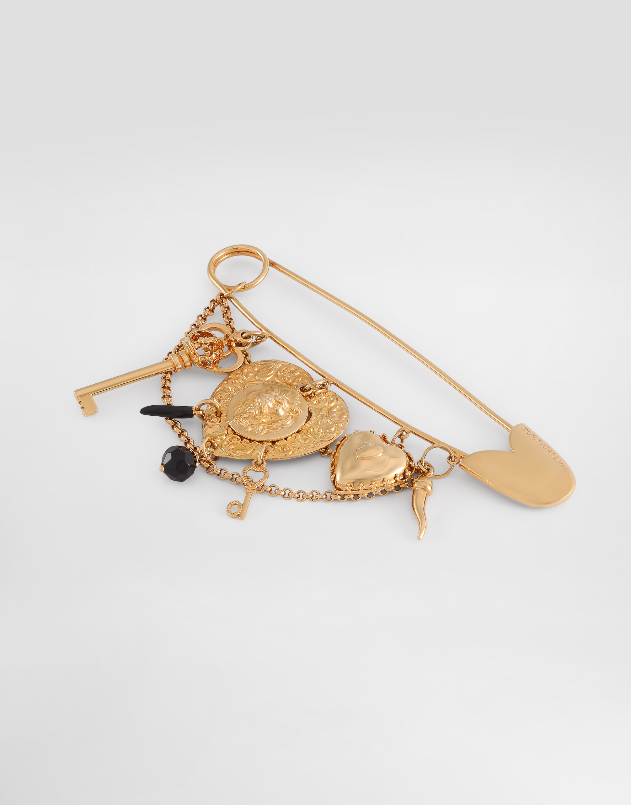 Dolce & Gabbana Devotion Keychain In マルチカラー