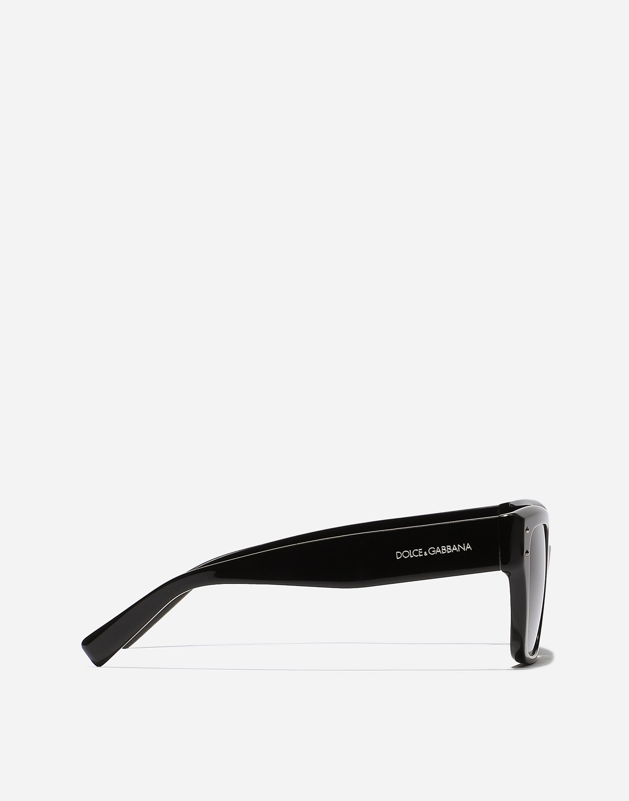 Shop Dolce & Gabbana Dg Sharped Sunglasses In Black
