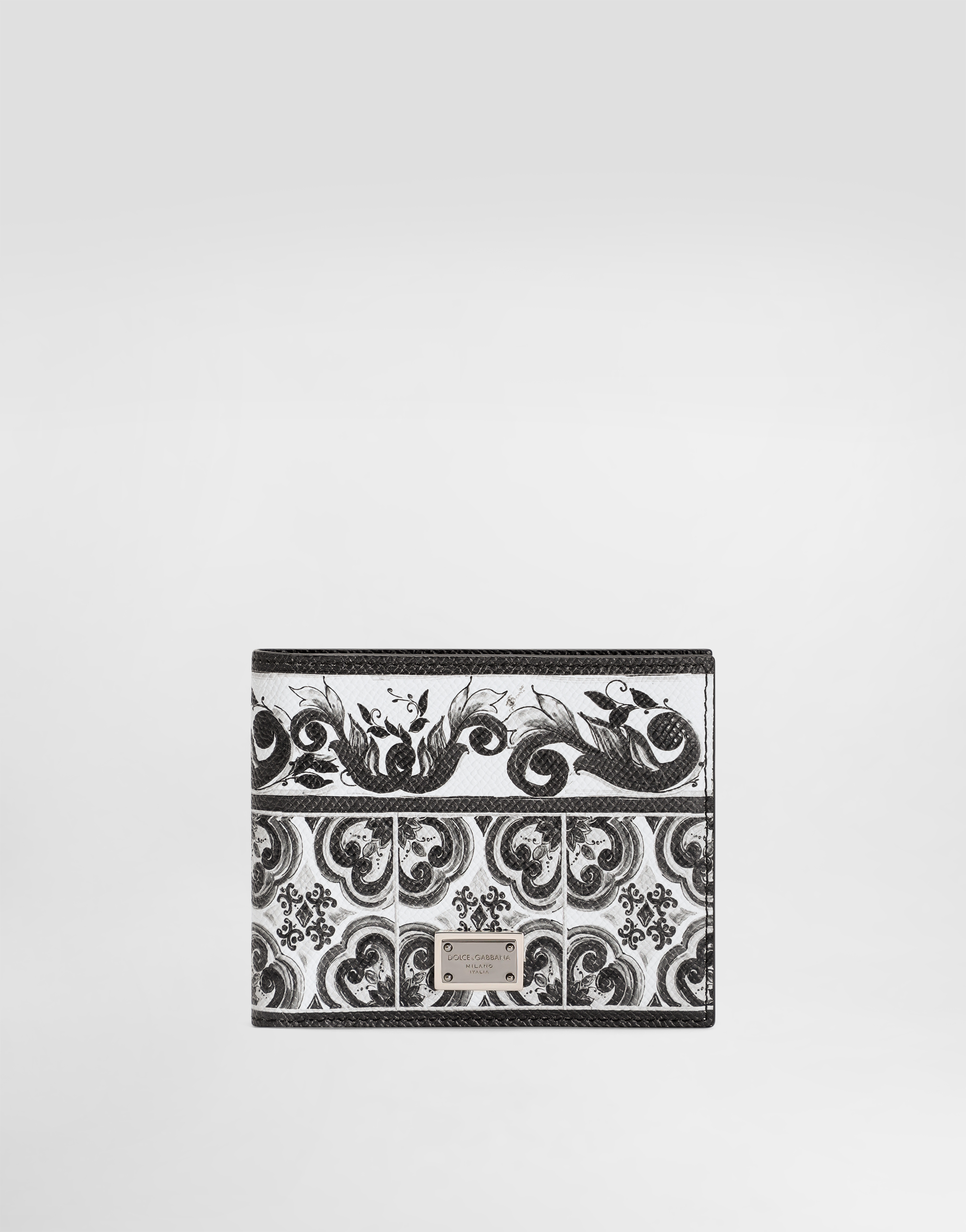 Dolce & Gabbana Graphic-print Wallet In Neutral