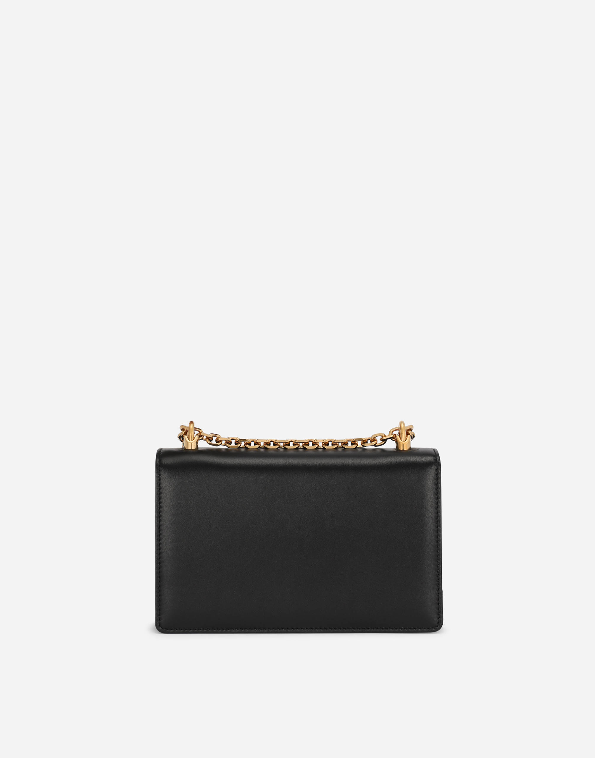 Shop Dolce & Gabbana Nappa Leather Dg Girls Shoulder Bag In Black