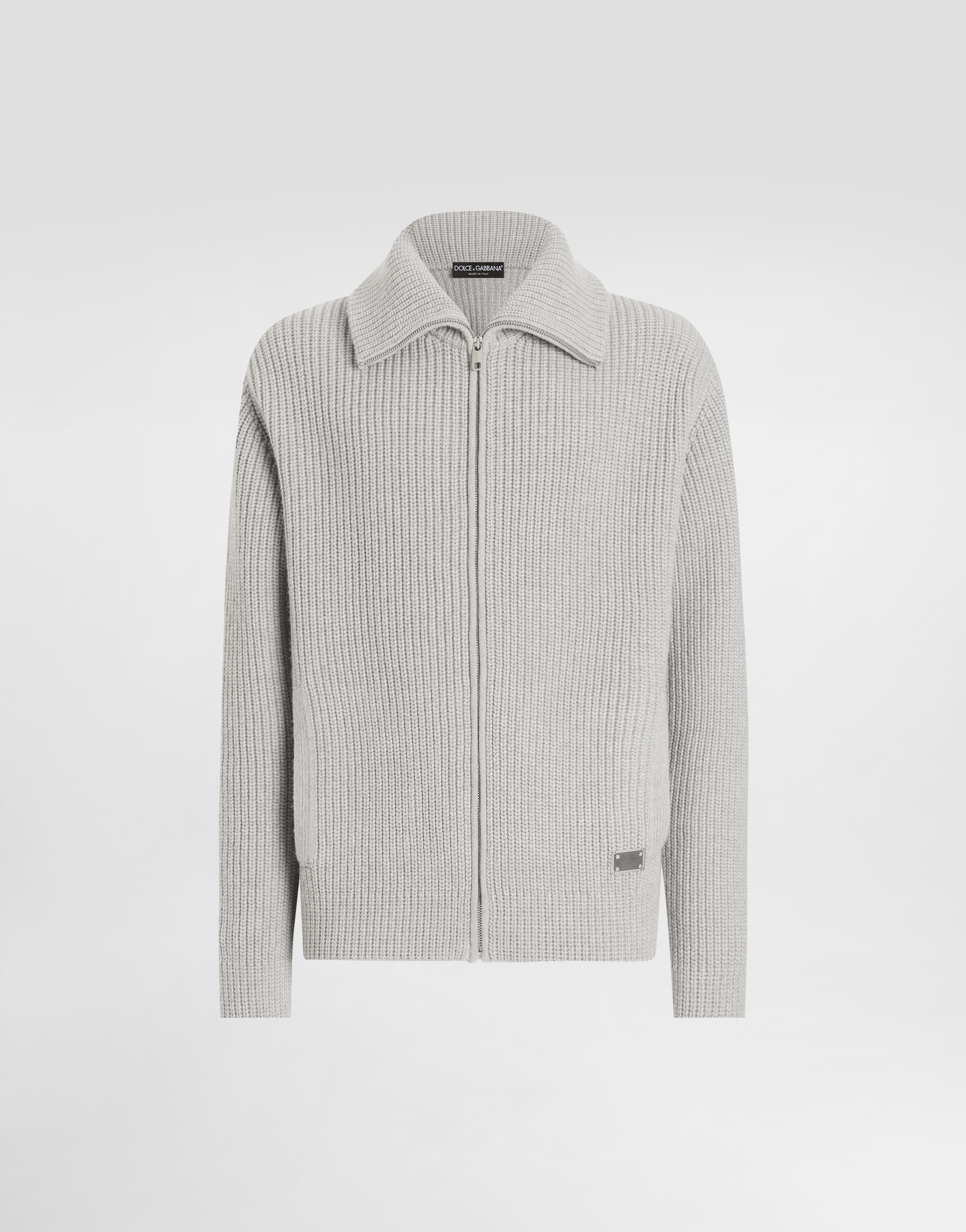 Dolce & Gabbana Wool Cardigan With Tag - Man Sweaters And Cardigans Beige