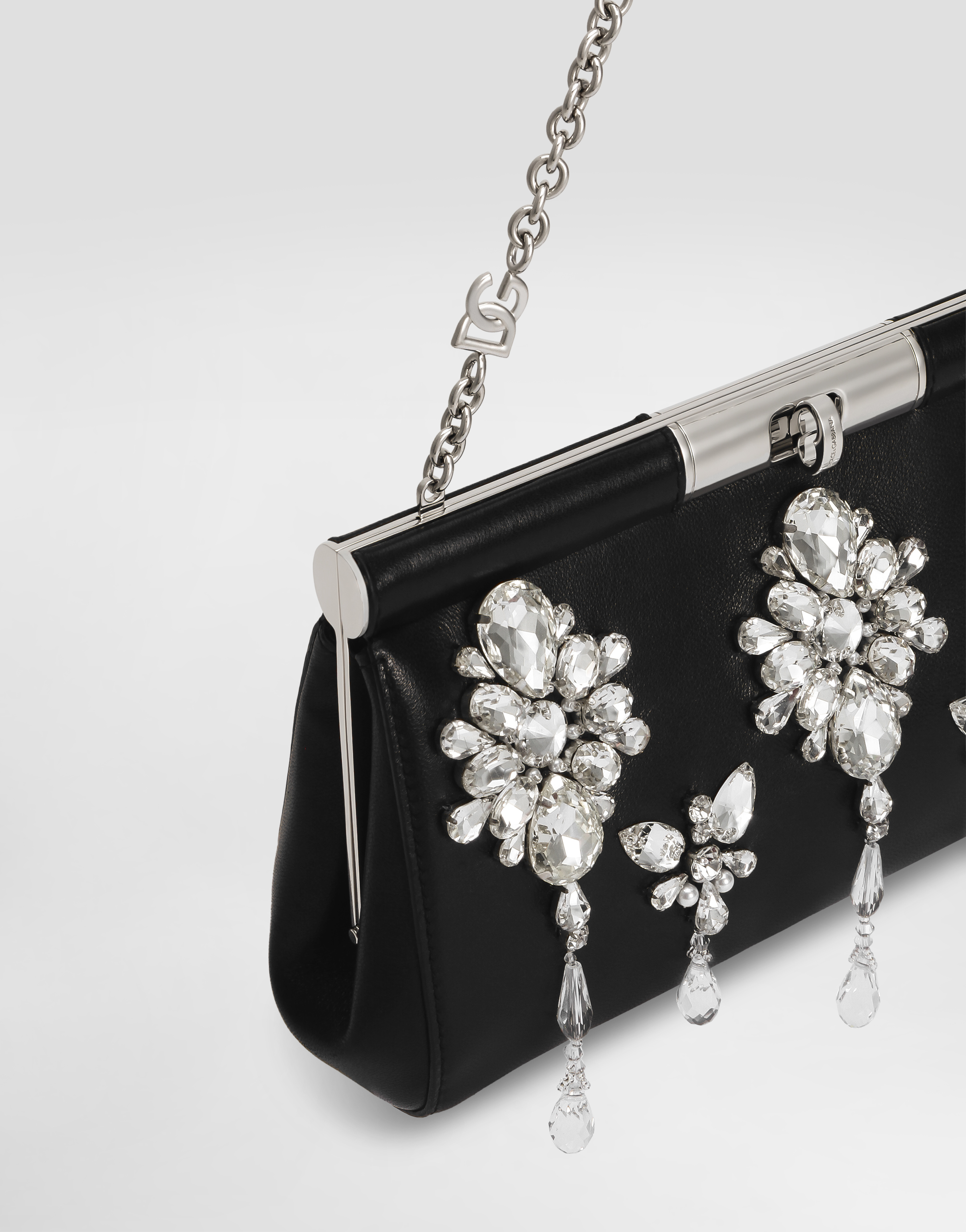 Crystal embroidered Marlene handbag