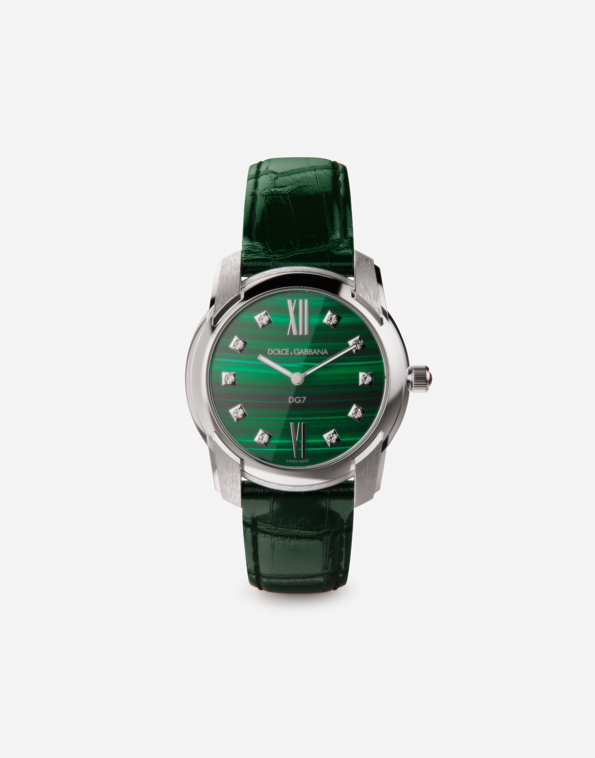 Dolce & Gabbana Dg7 40mm Watch In Green