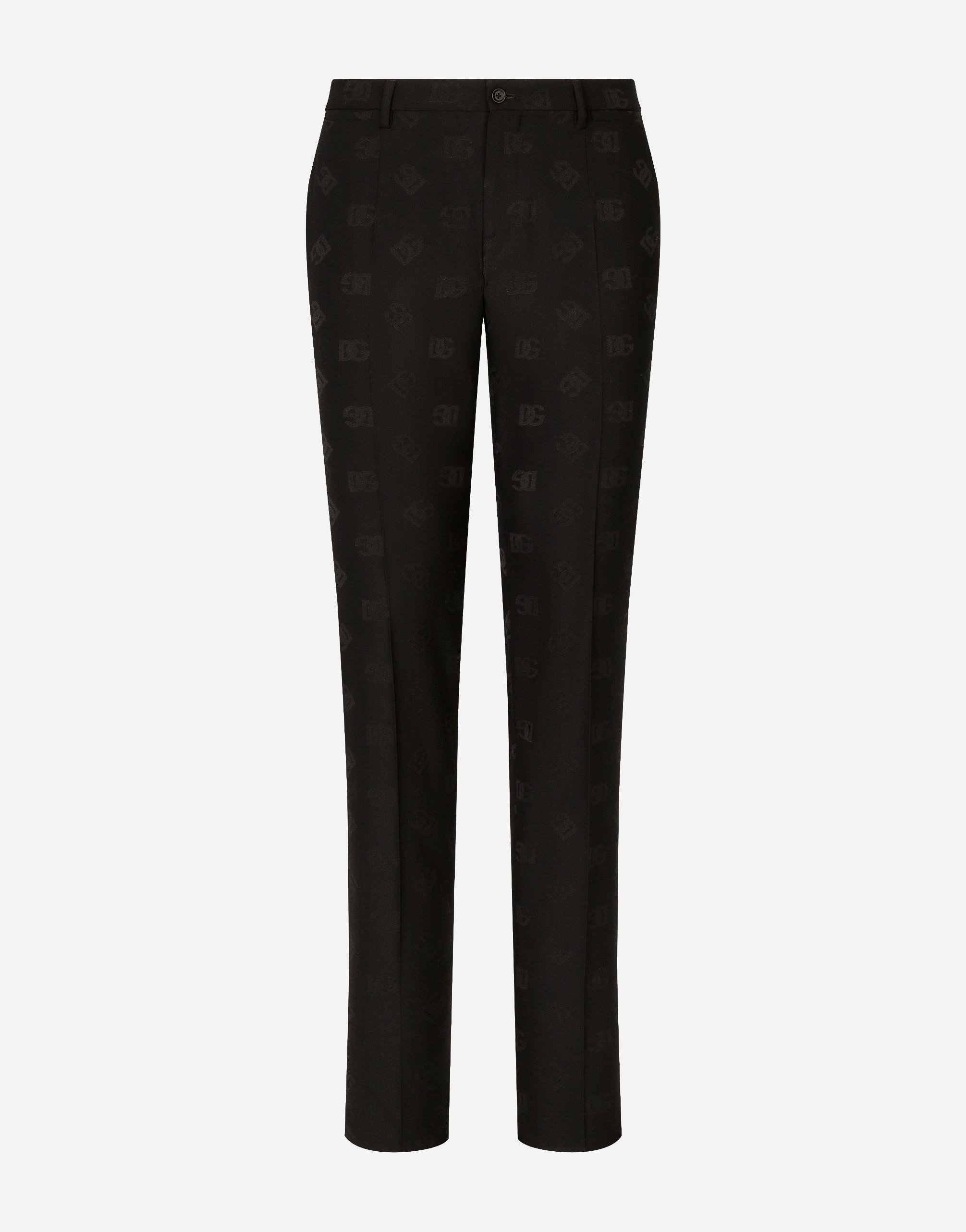 パンツ Dolce & Gabbana Tailored Black Wool Pants Tailored wool gabardine tuxedo pants in Black for Women