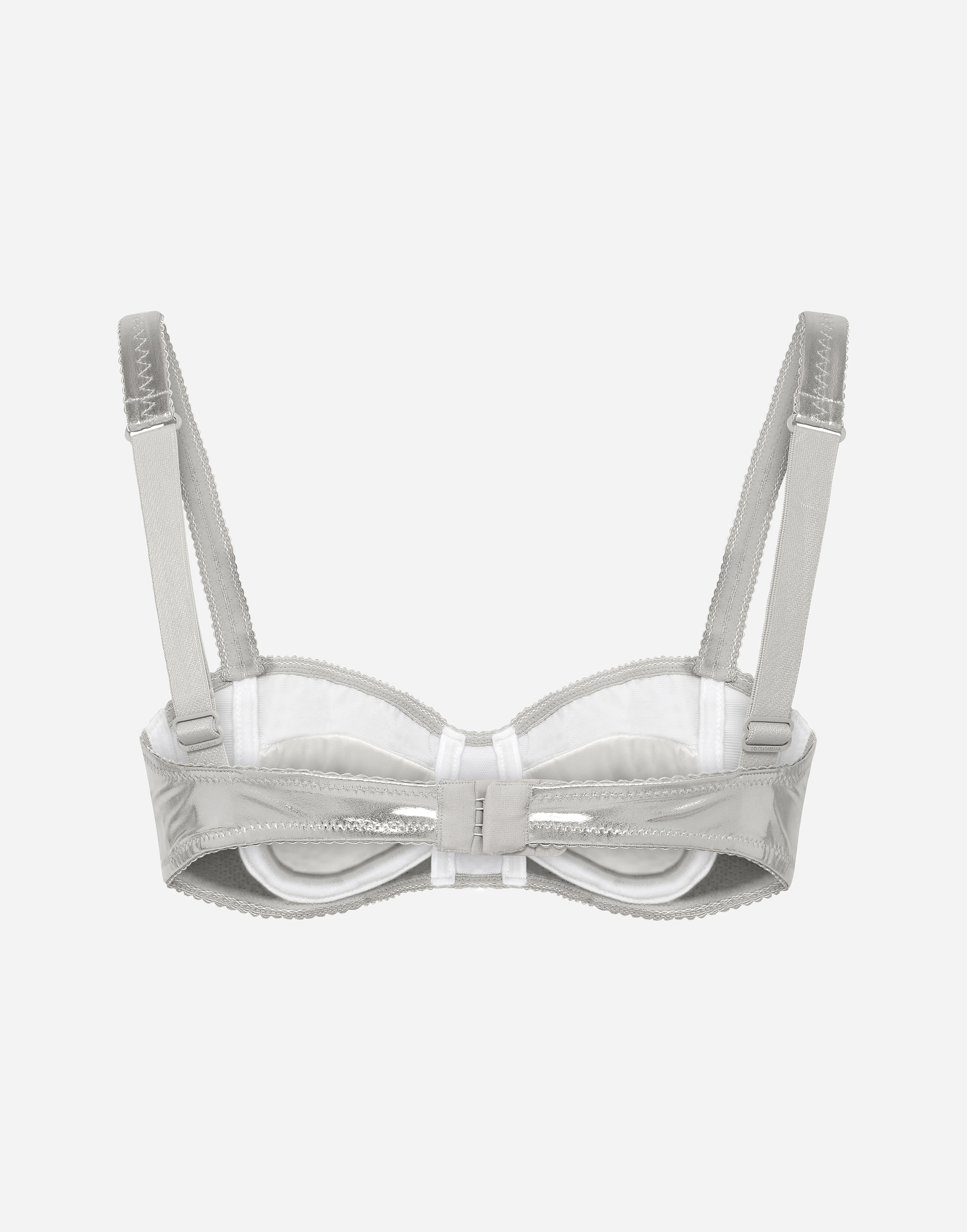 KIM DOLCE&GABBANA Coated stretch jersey balconette bra