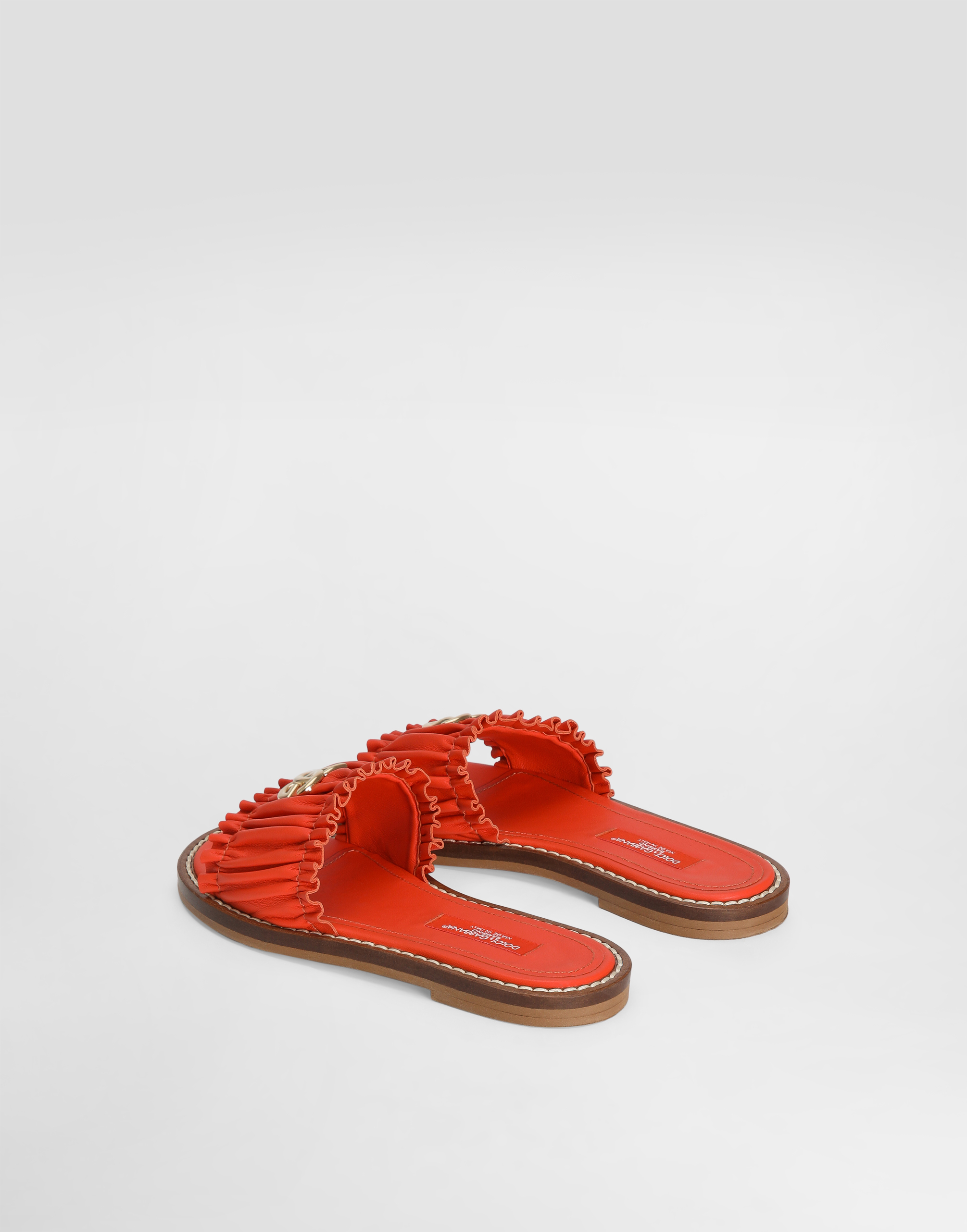 Dolce & Gabbana Girls' Flat Slide Sandals - Big Kid In Multi