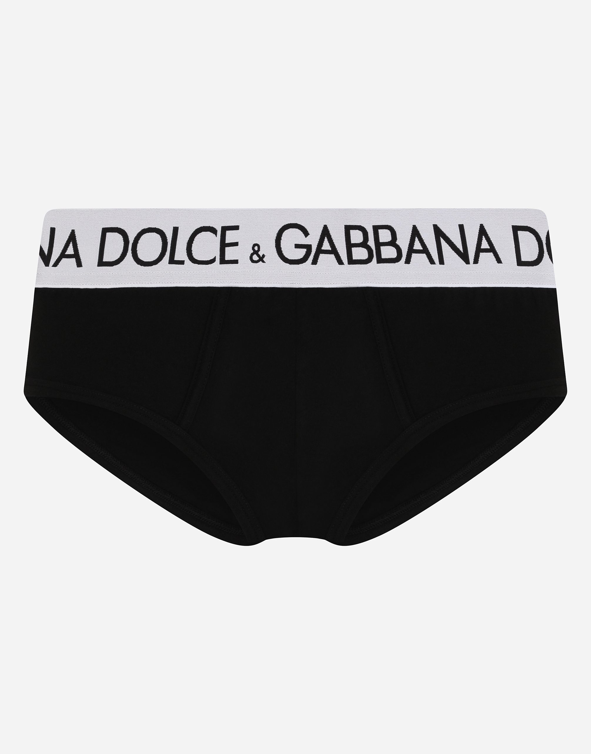 Dolce & Gabbana Brando Two-way Stretch Jersey Briefs - Man Underwear And Loungewear Black Cotton