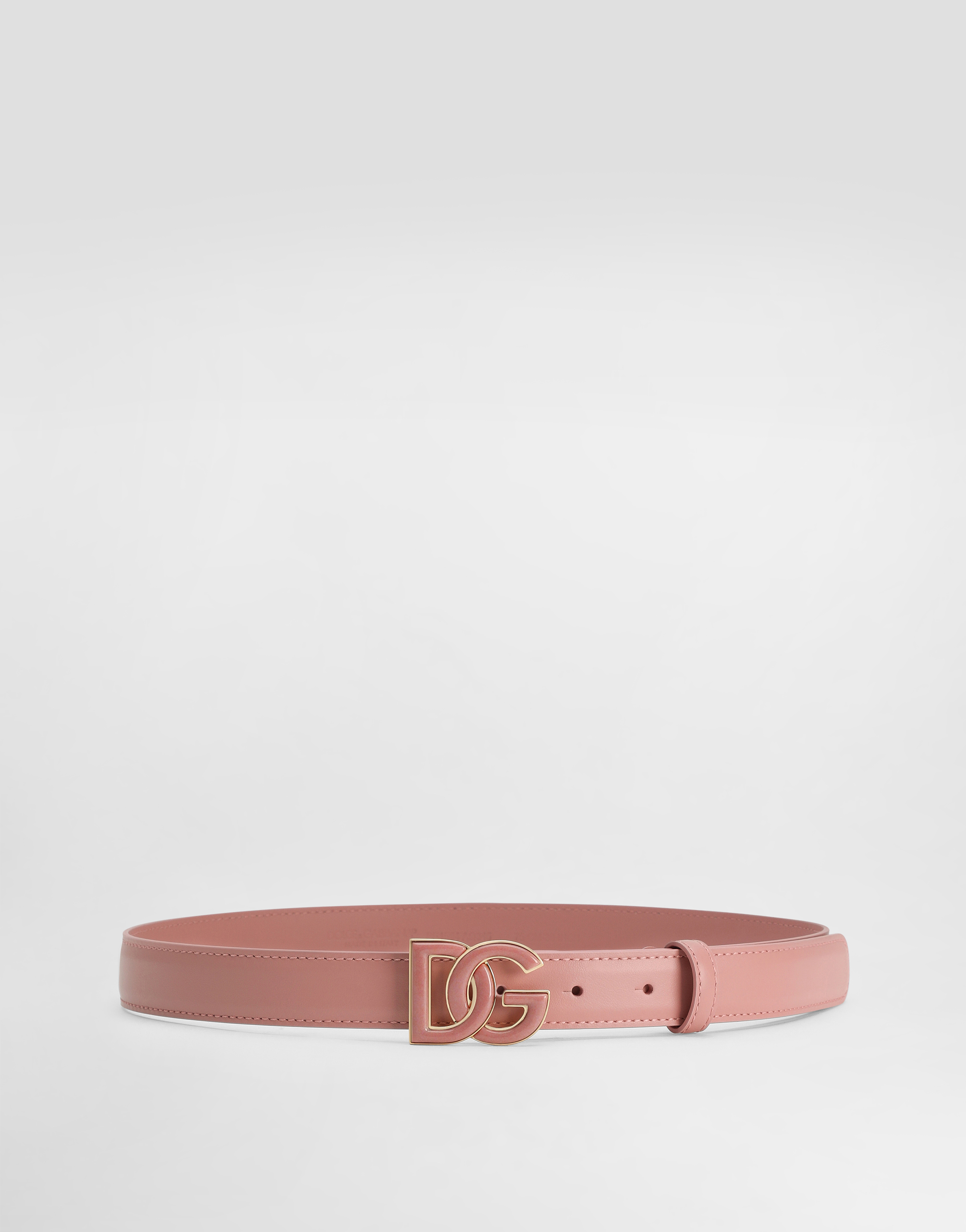 Dolce & Gabbana Dg Logo Belt - Woman Belts Pink