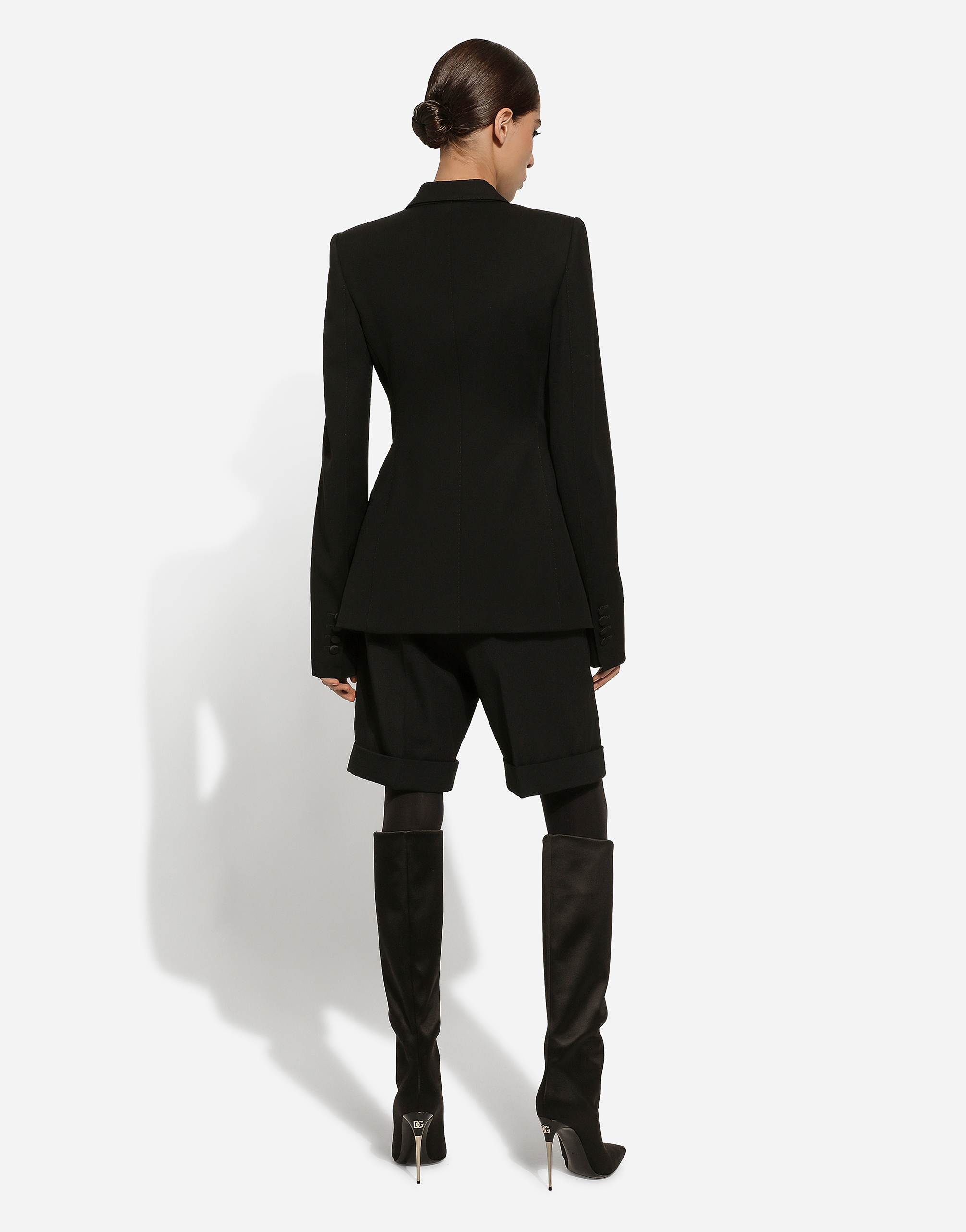 Dolce & Gabbana Double Breasted Jacket In Black