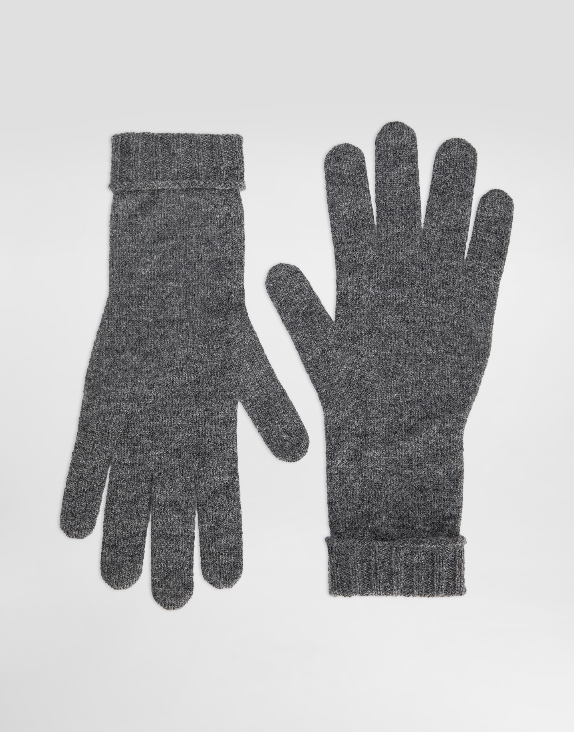 Cashmere knit gloves