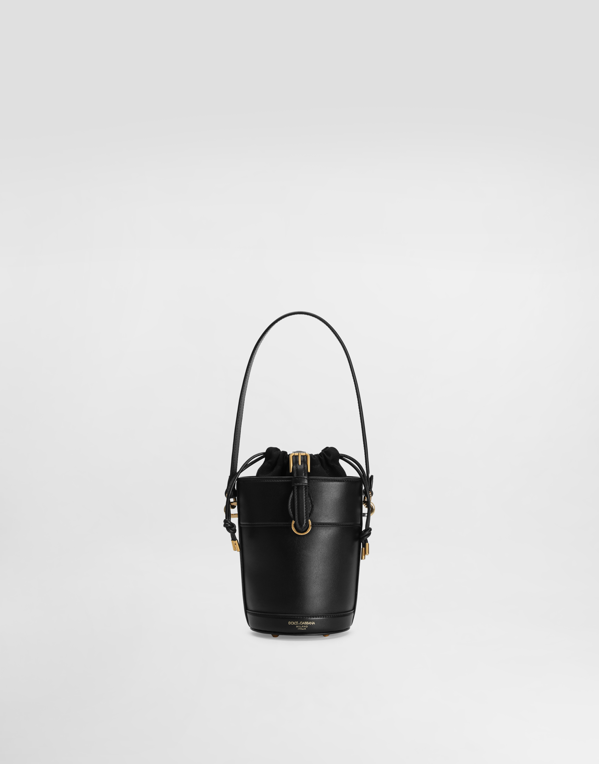 【Dolce&Gabbana】CAPRI キャンバス マヨリカ バケットバッグ Dolce&Gabbana Capri DG raffia-trimmed canvas bucket bag