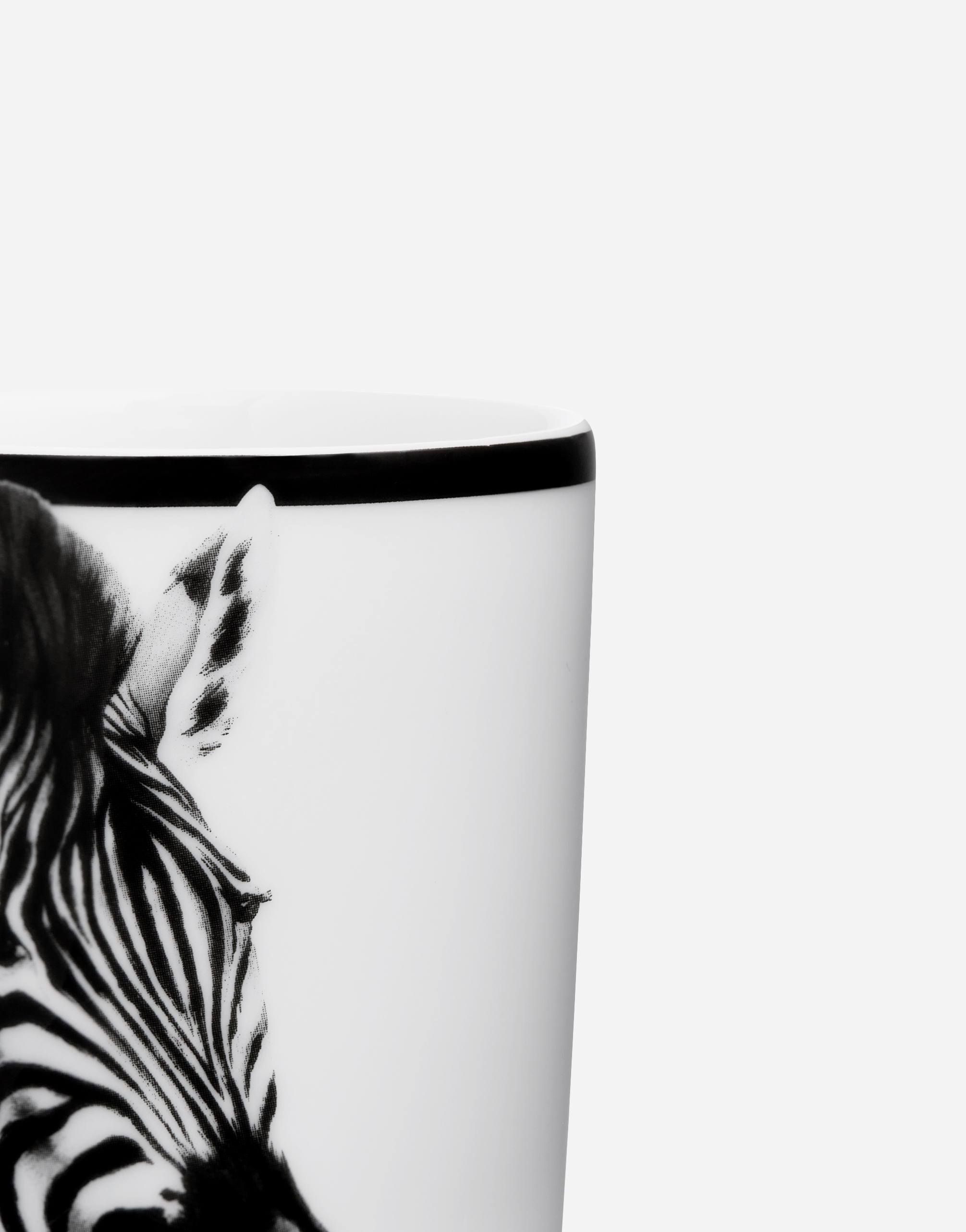 Dolce & Gabbana Porcelain Water Glass In Multicolor