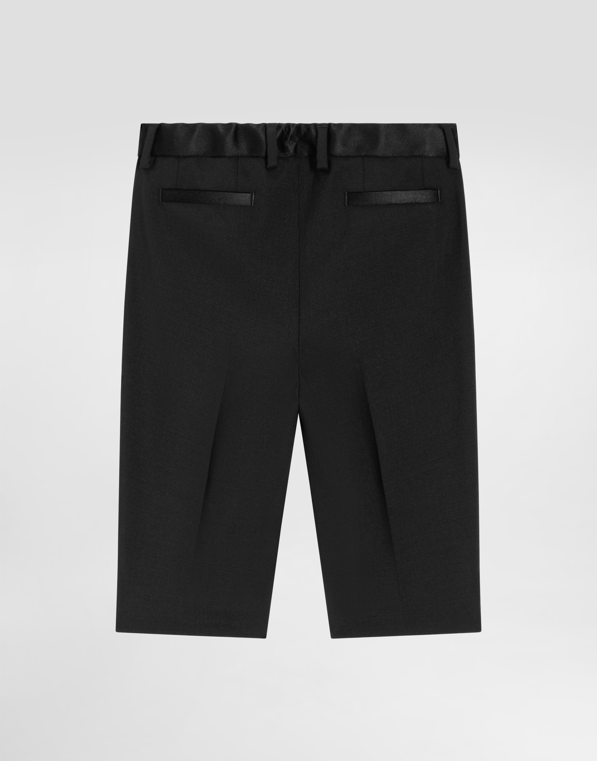 Wool canvas suit