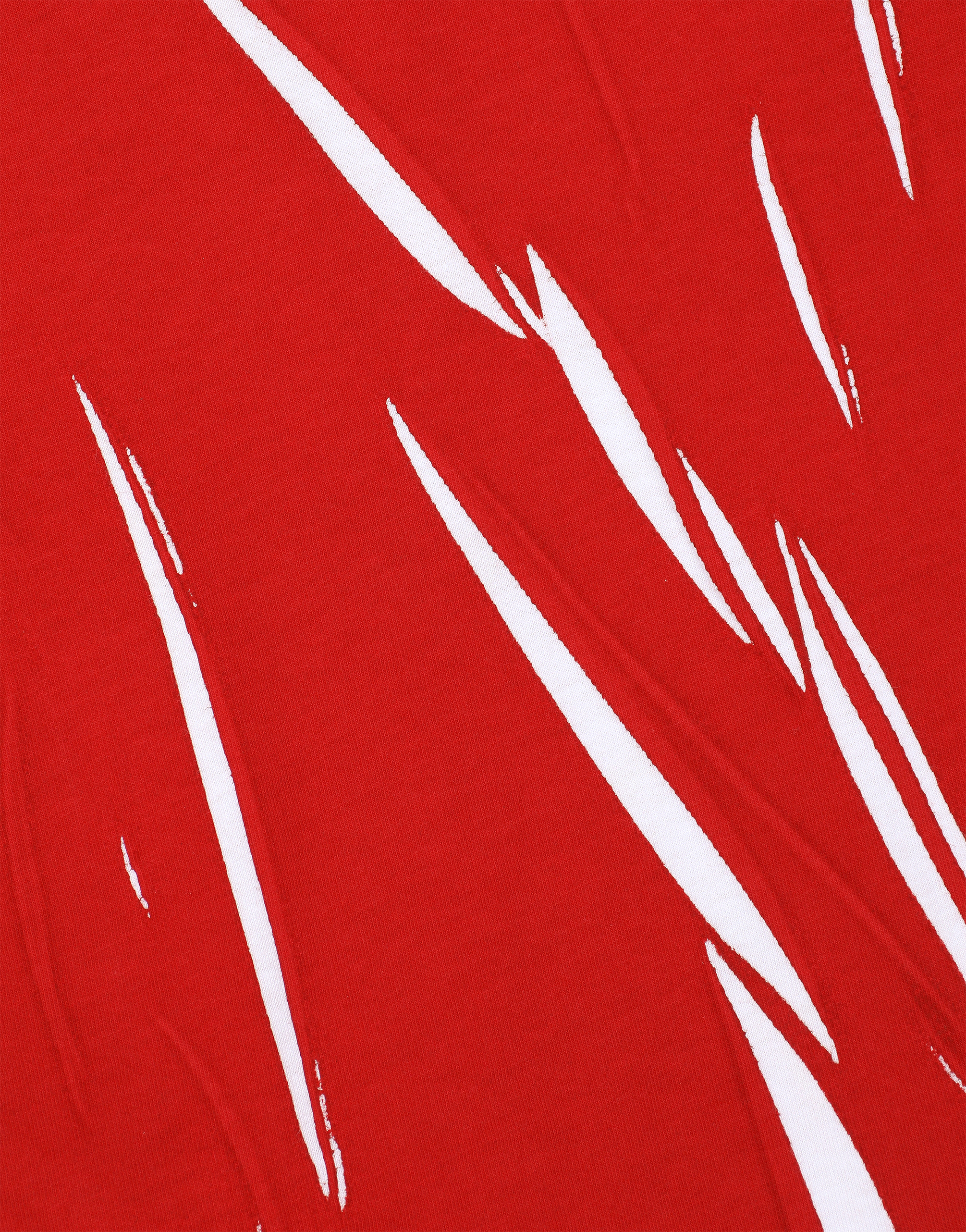 DOLCE & GABBANA OVERDYED COTTON T-SHIRT WITH BRANDED TAG