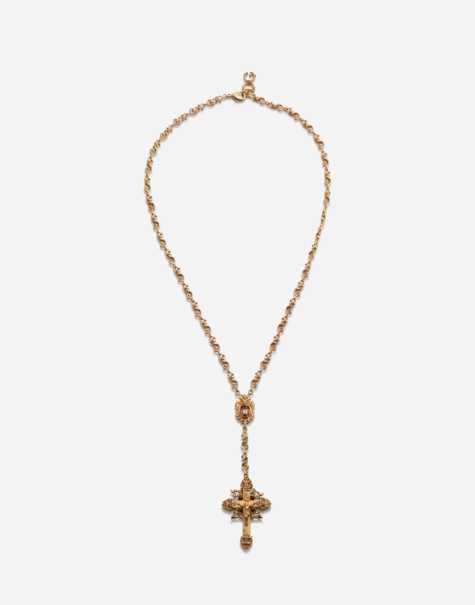 Dolce and gabbana cross necklace deals