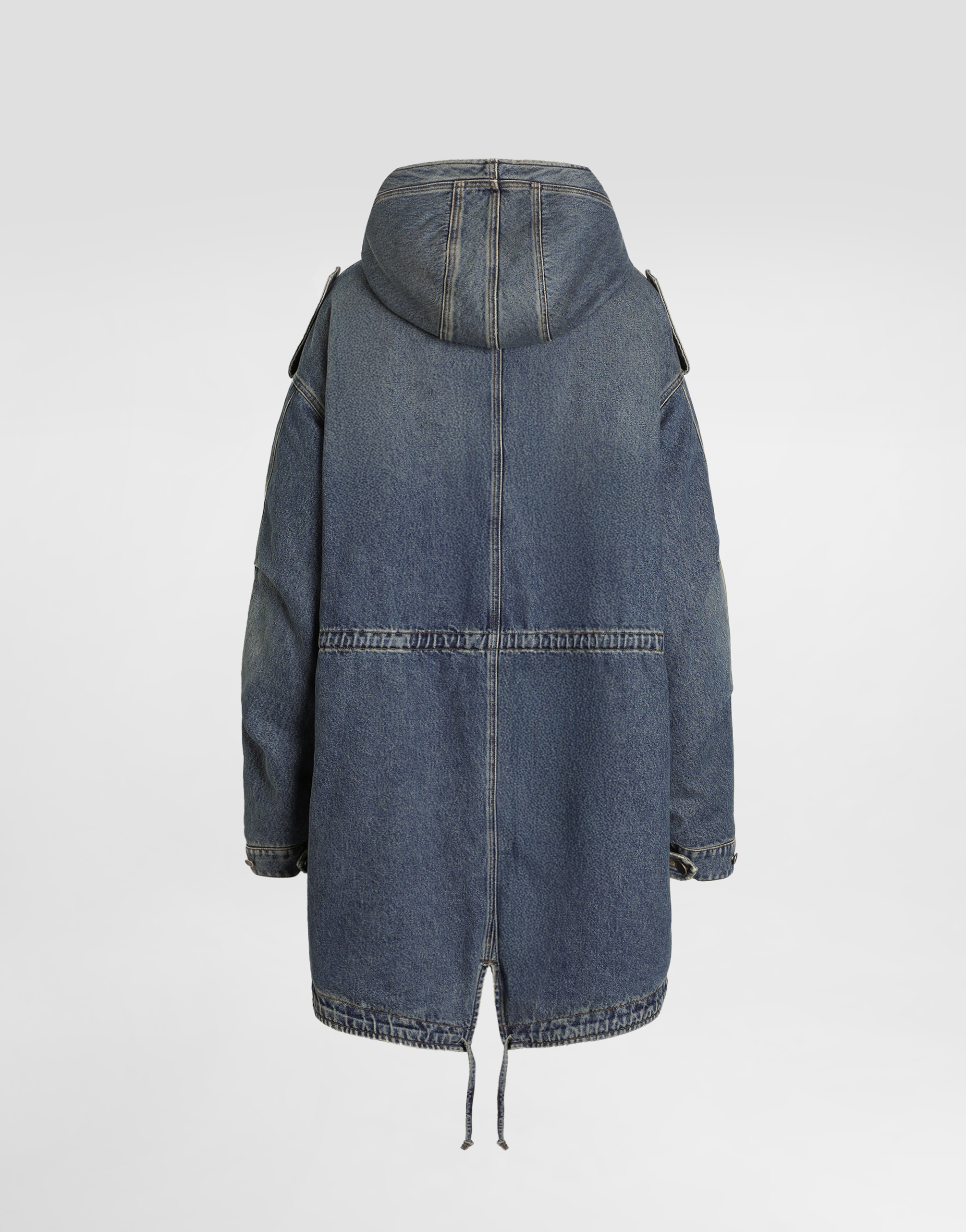 Padded denim jacket