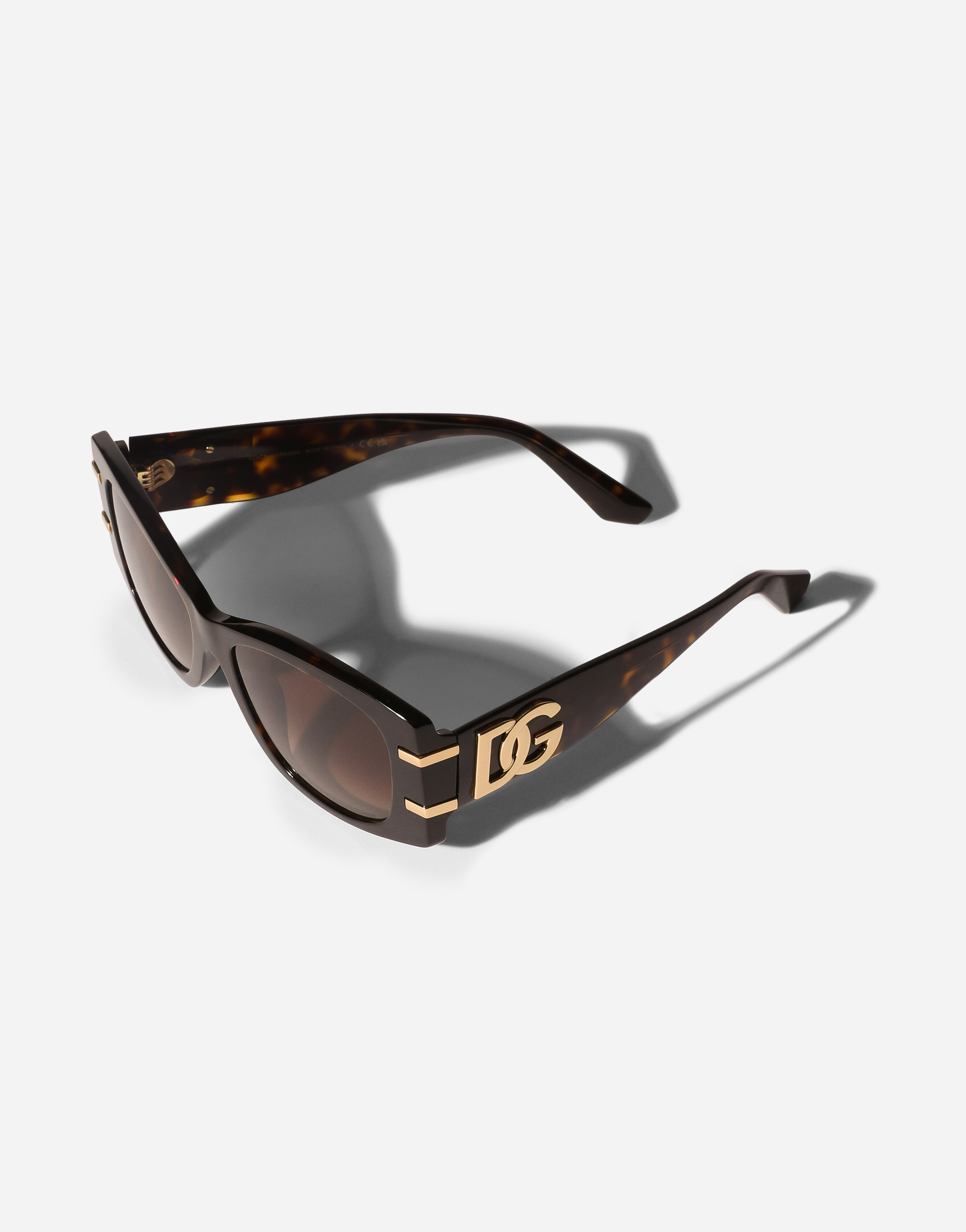 Dolce & Gabbana Dg Griffe Sunglasses In Havana