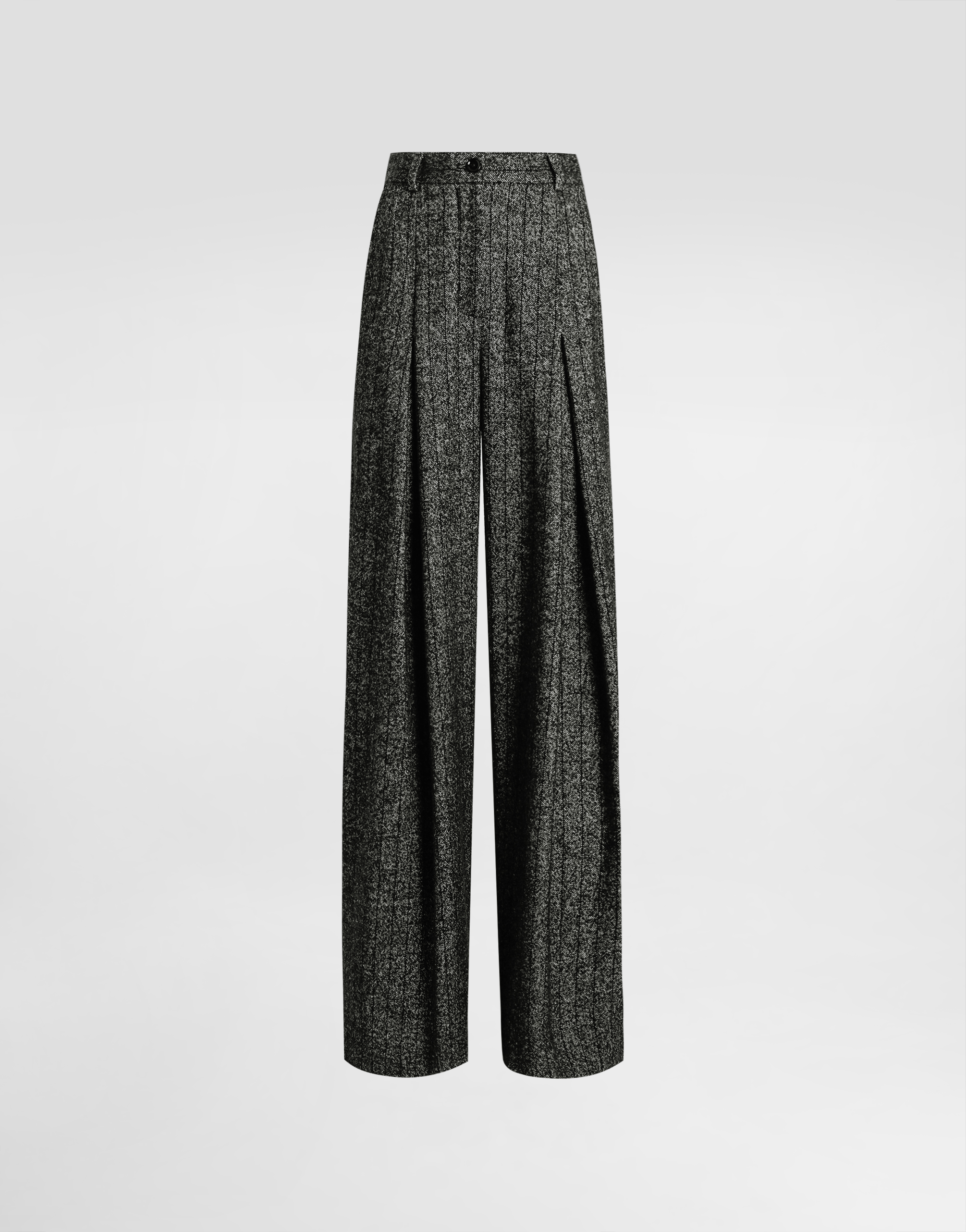 Striped wool trousers