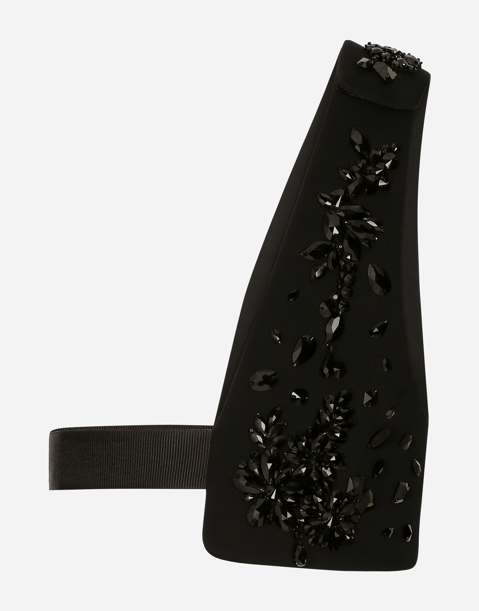 DOLCE & GABBANA TECHNICAL FABRIC HARNESS WITH STONES
