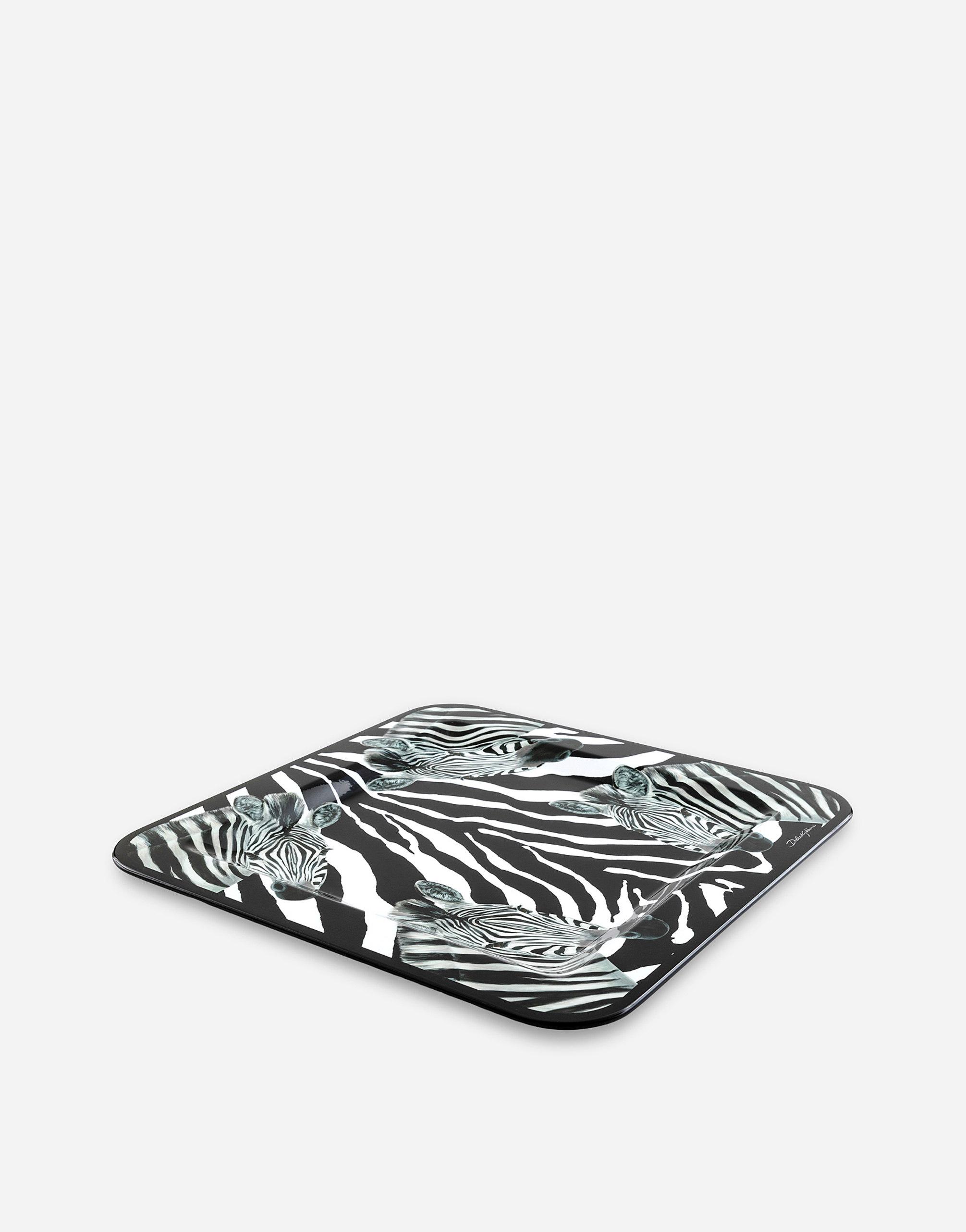 Dolce & Gabbana Wooden Tray Medium Multicolor Unisex Onesize In Multicolor