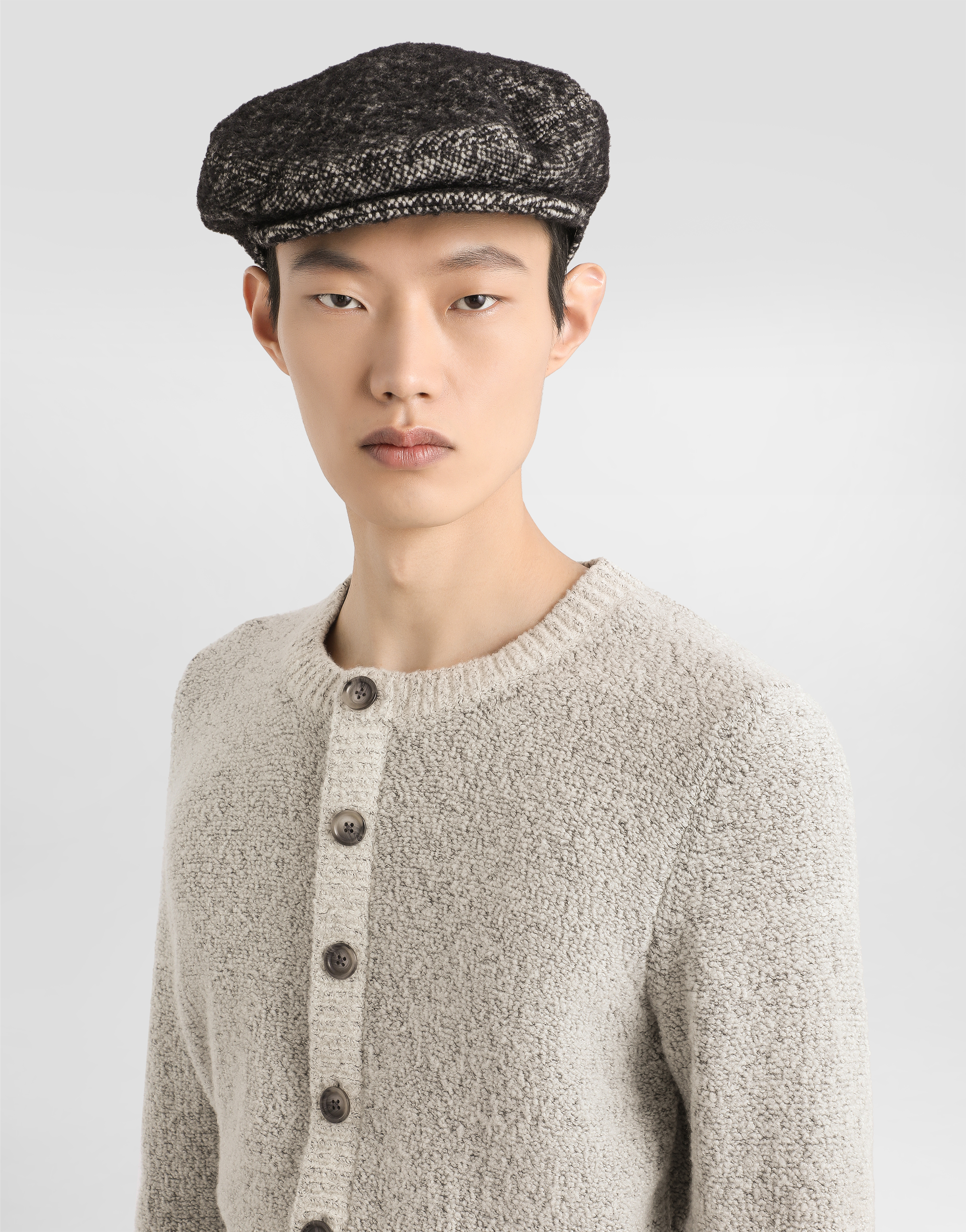 Dolce & Gabbana Wool And Cashmere Cardigan With Buttons In Neutral