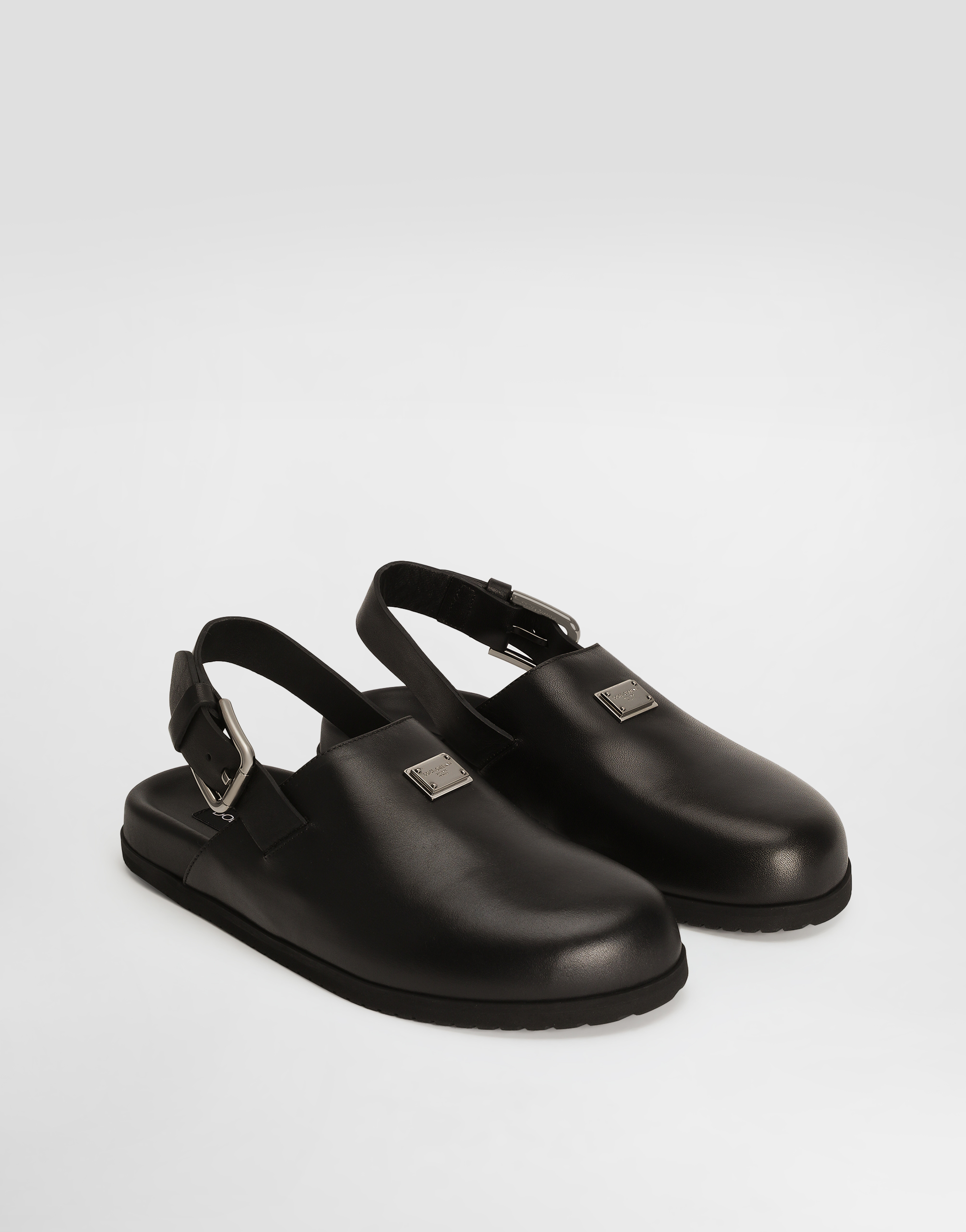 Calfskin mules