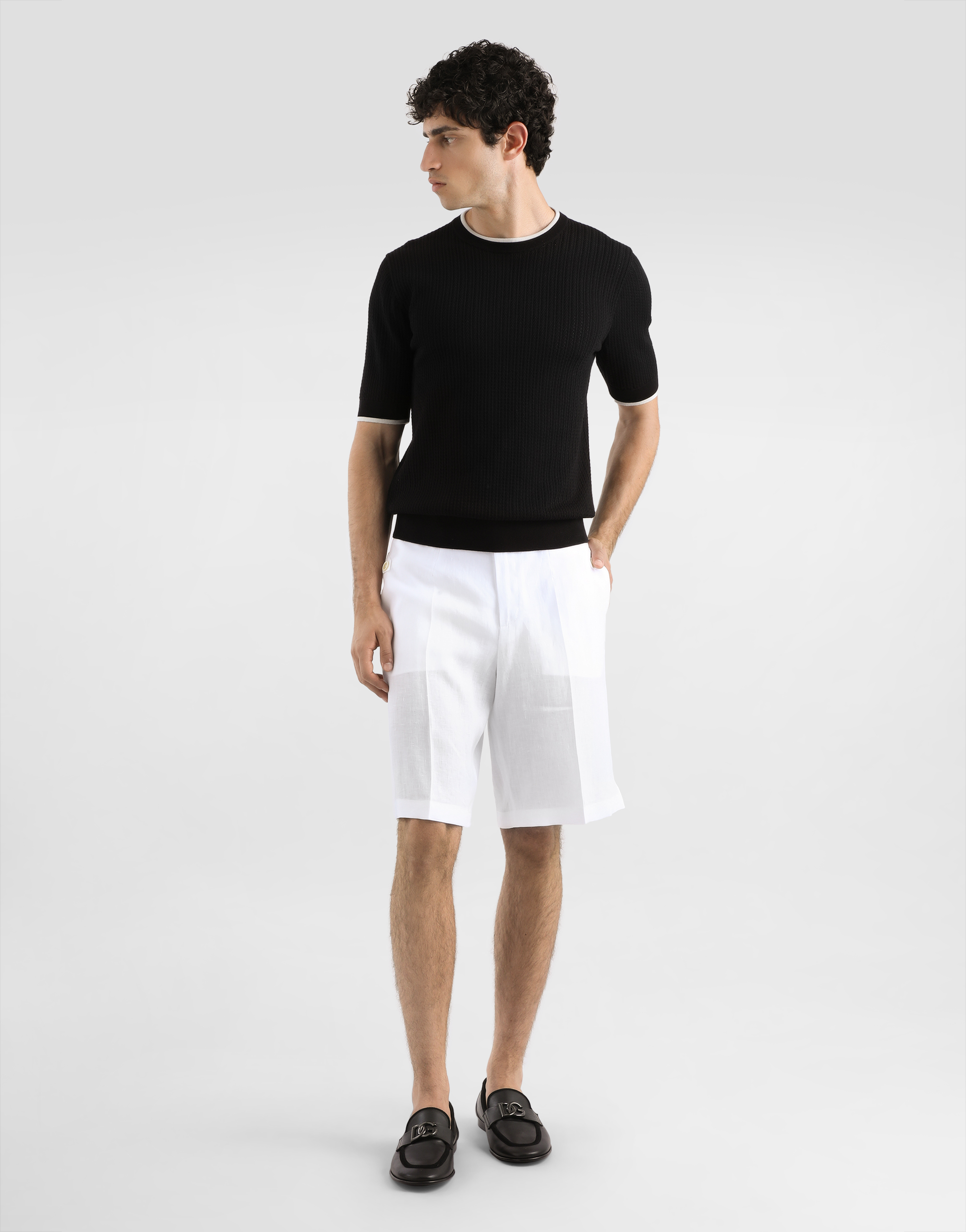 Cotton crewneck pullover