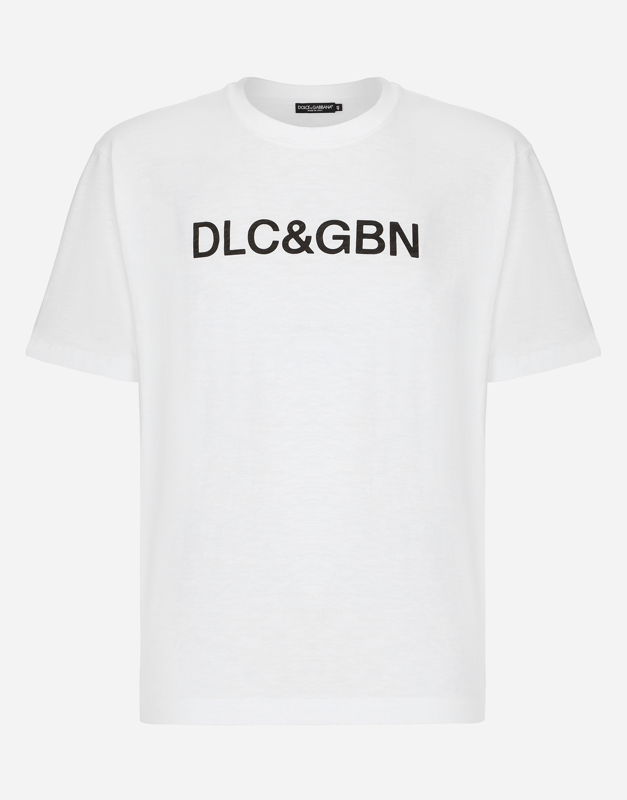 Shop Dolce & Gabbana Cotton T-shirt With Dolce&gabbana Logo In ホワイト