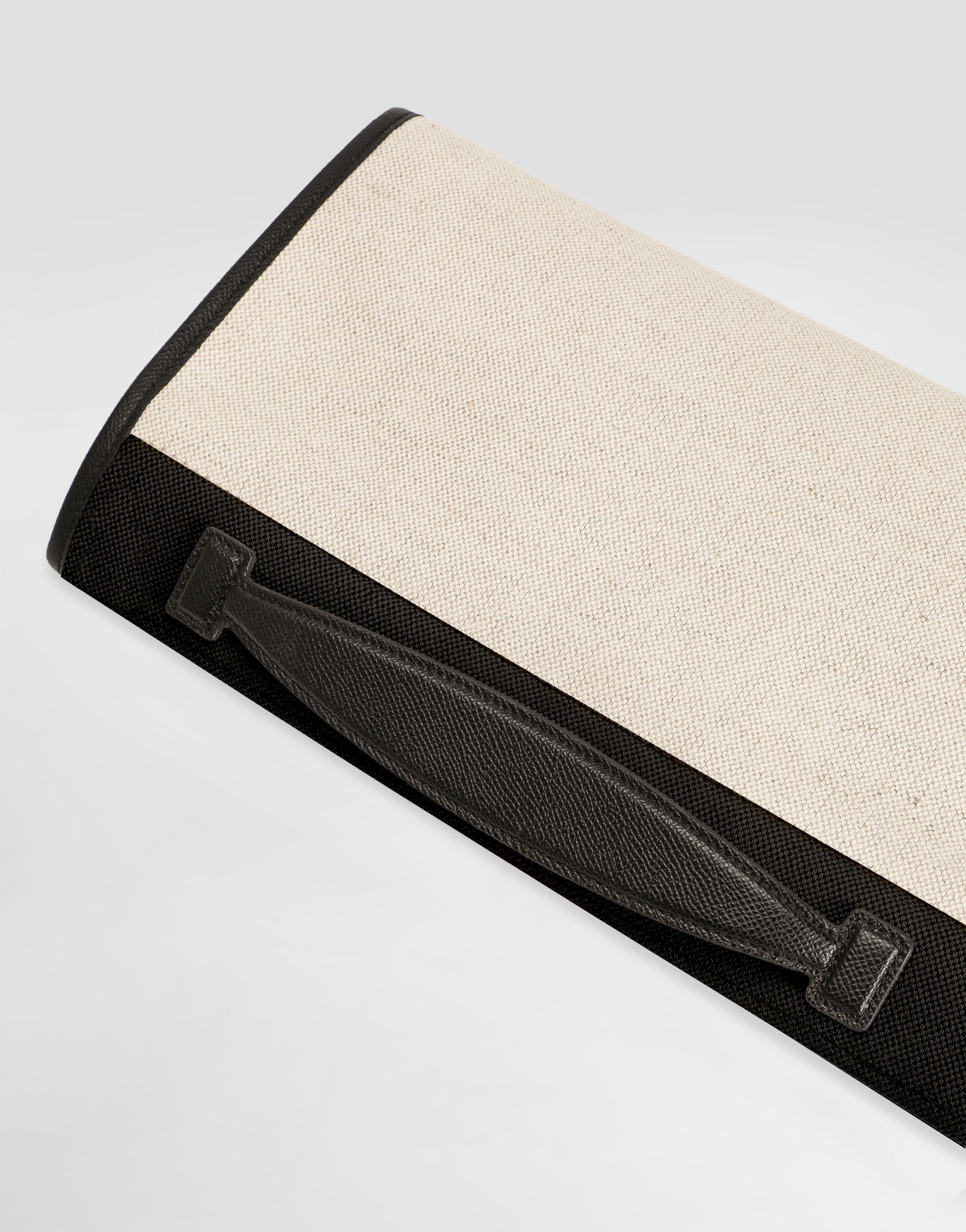Atene salt&pepper and calfskin necessaire