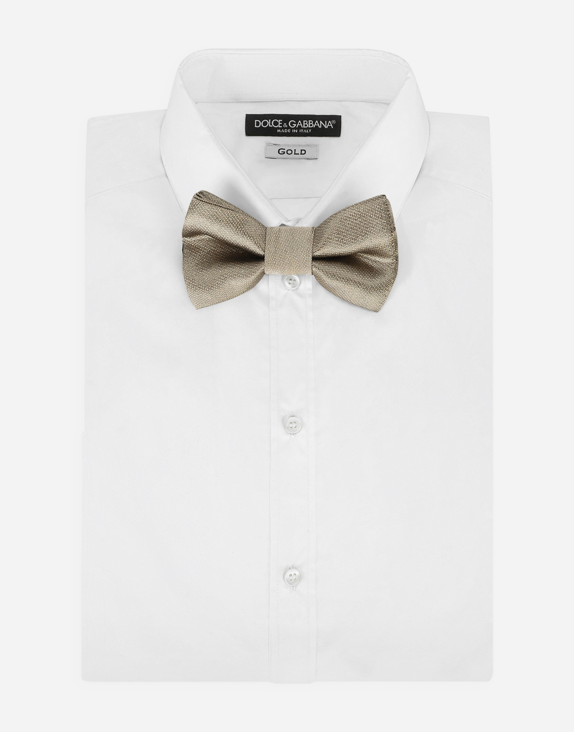 Dolce & Gabbana Silk Bow Tie In Green