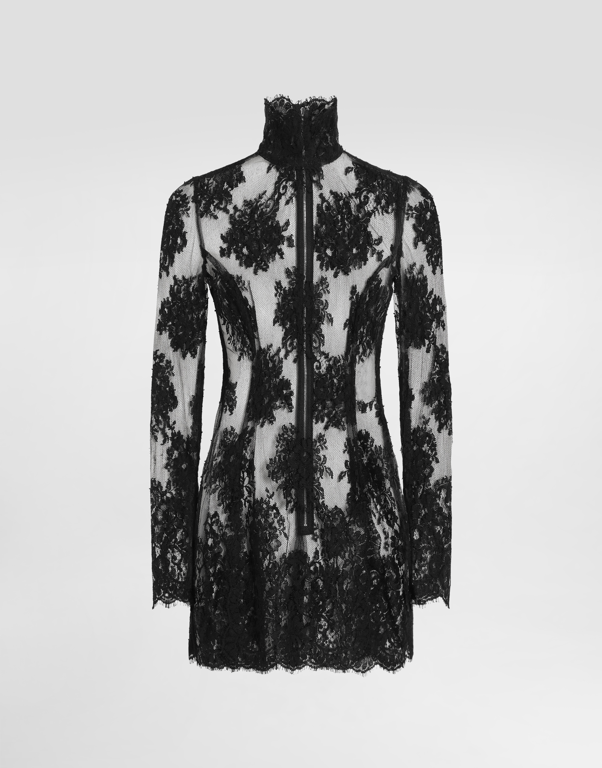 Dolce & Gabbana One-piece Cordonetto Lace Dress In Black