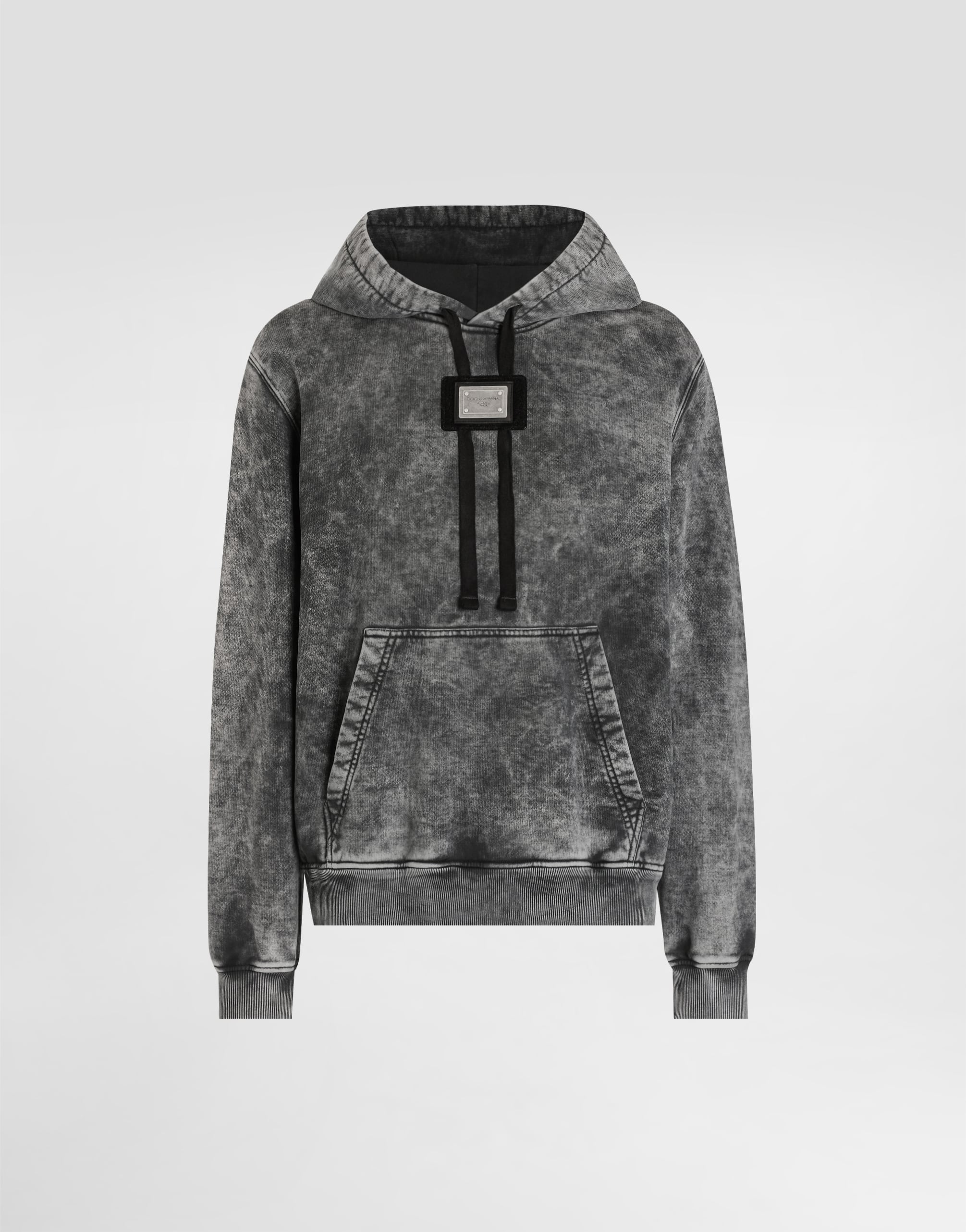 Jersey hoodie in Black for Men | Dolce&Gabbana® US