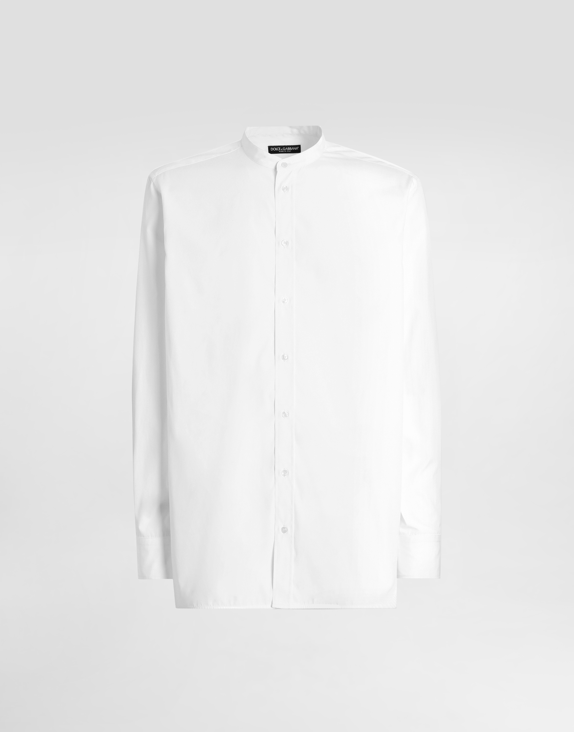 Cotton shirt in White for Men | Dolce&Gabbana®