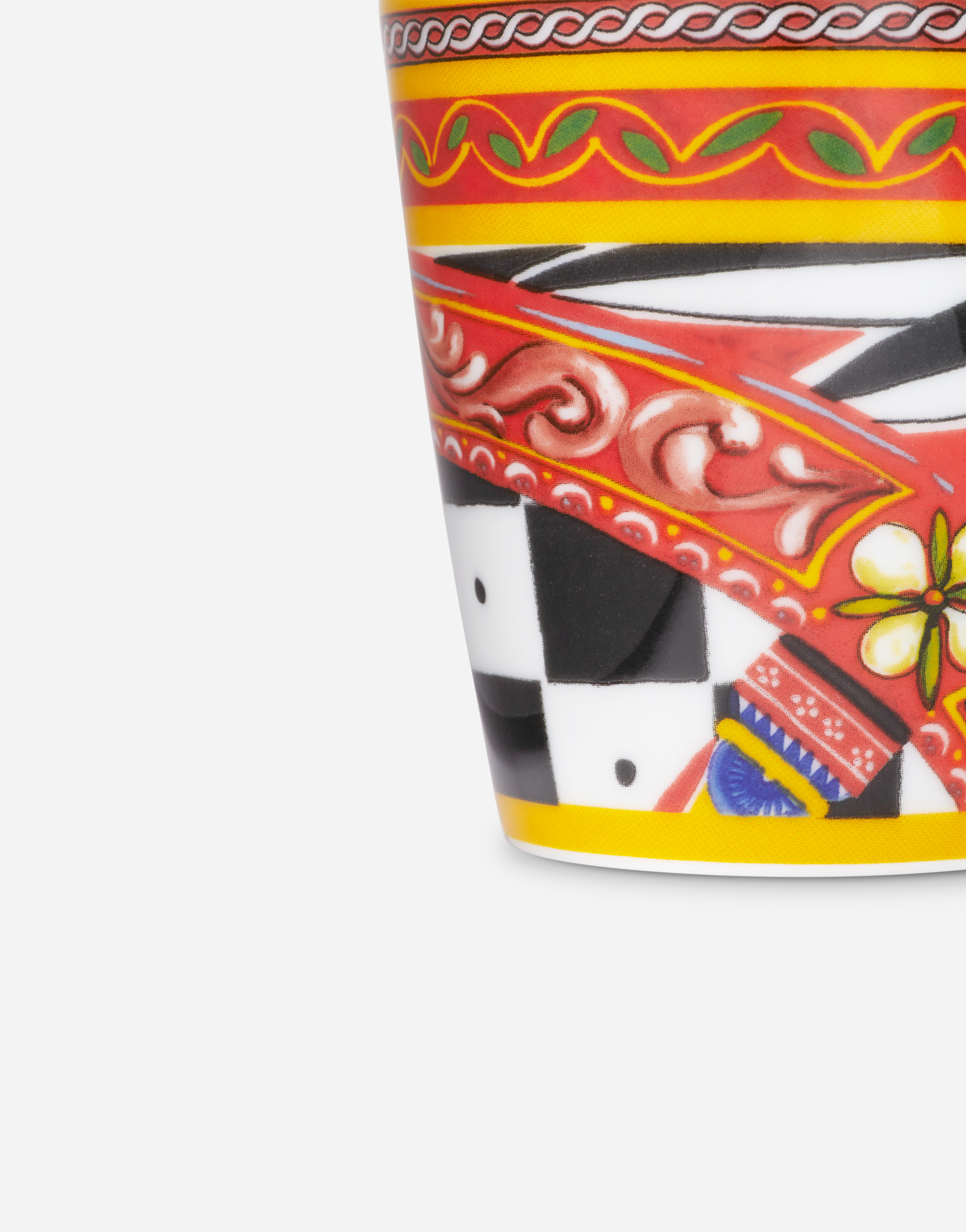 Shop Dolce & Gabbana Porcelain Mug In Multicolor