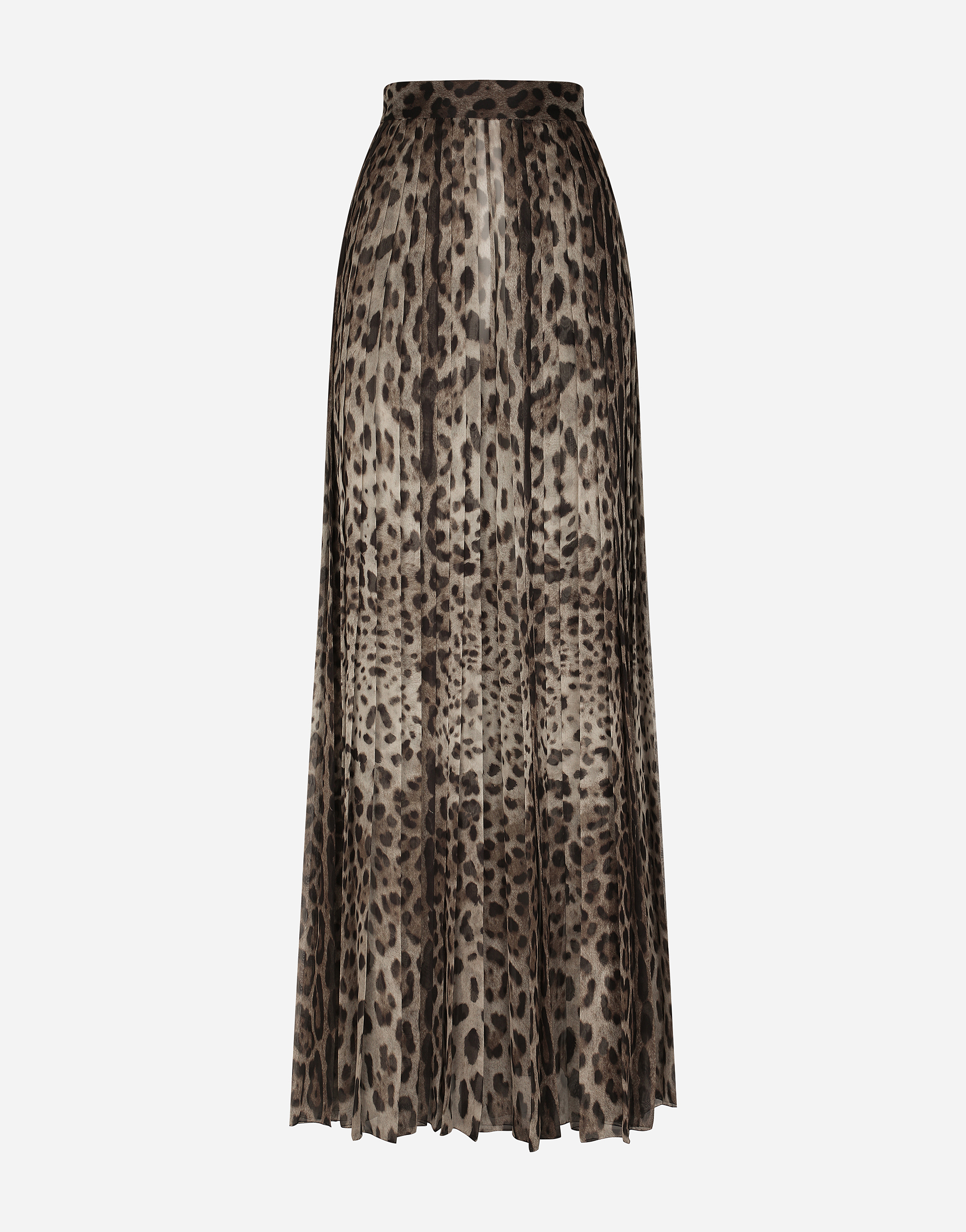 Dolce & Gabbana Leopard-print Chiffon Culottes In Leo_new