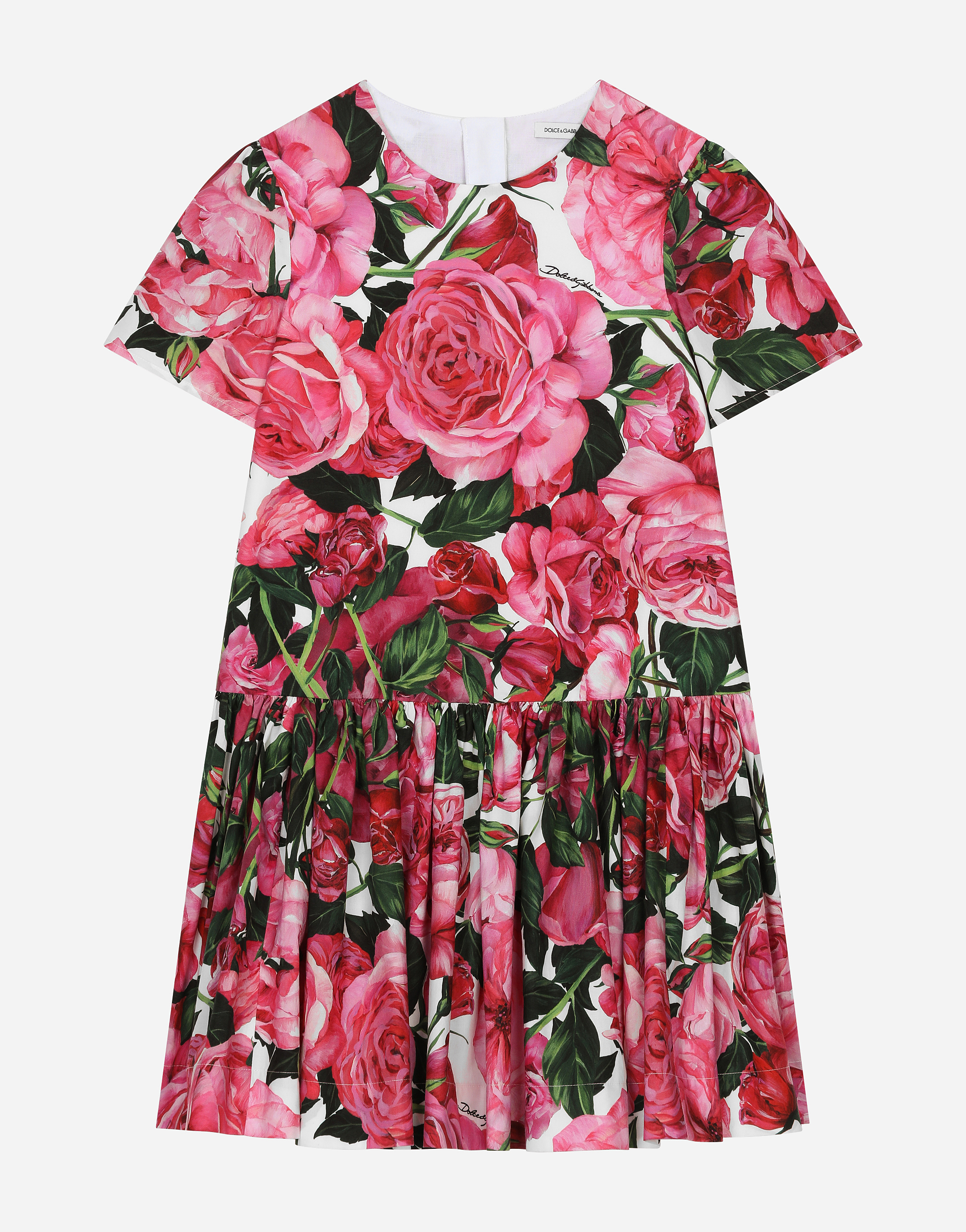 Dolce & Gabbana Abito Maniche Corte In Print