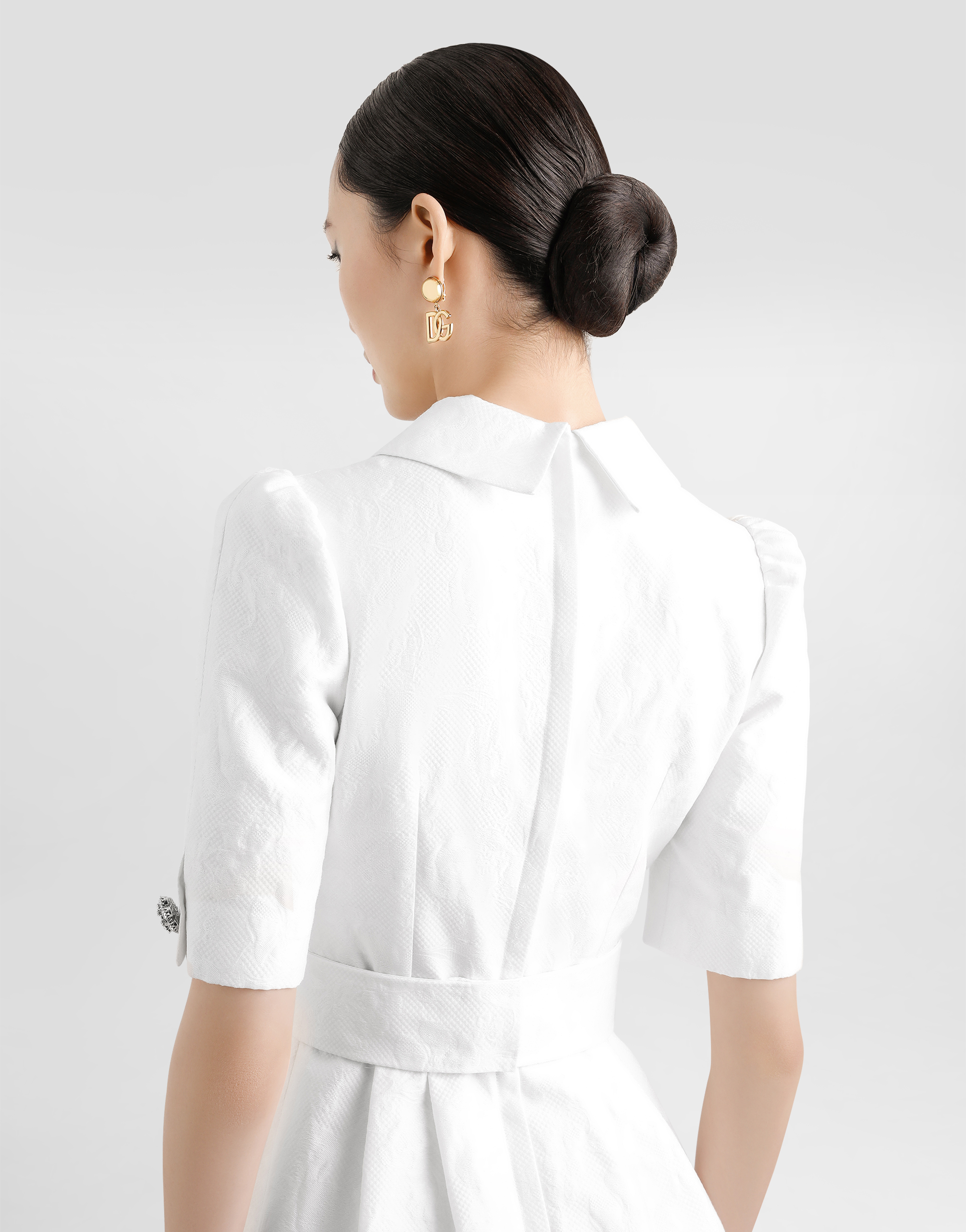 Dolce & Gabbana Button-embellished Midi Dress