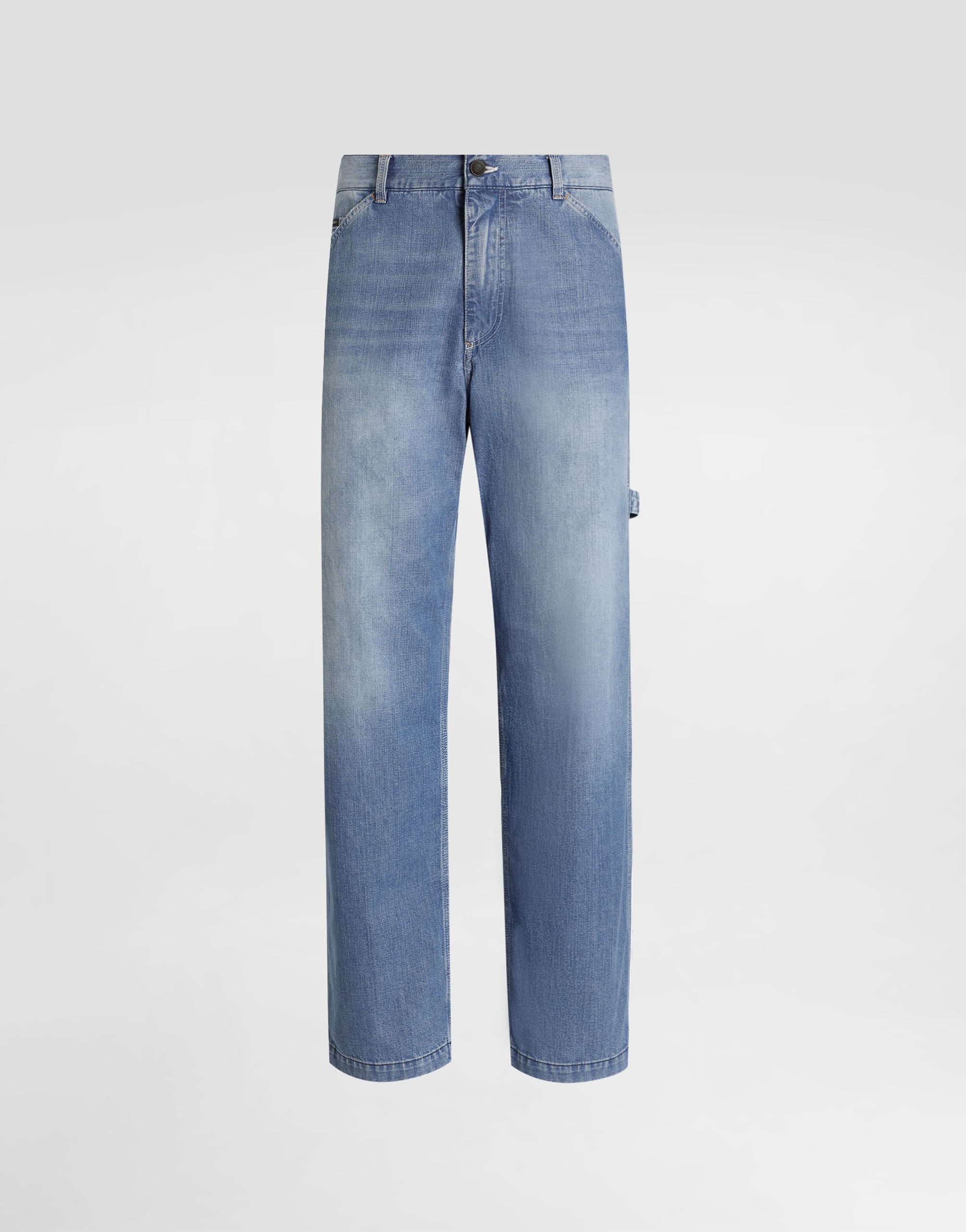 Denim trousers in Multicolor for Men | Dolce&Gabbana®