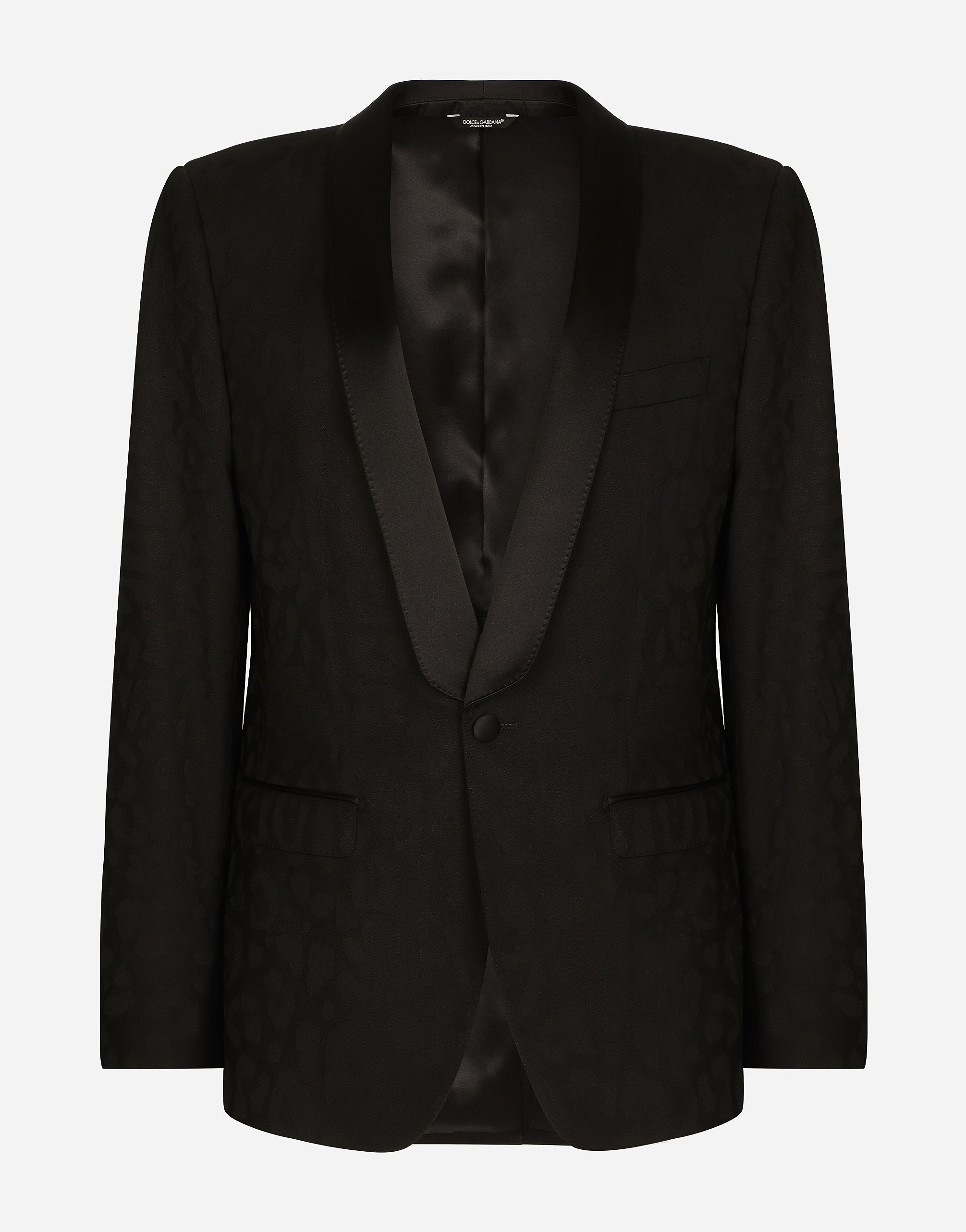 ブラックのメンズ シングルブレストブレザー シチリアフィット