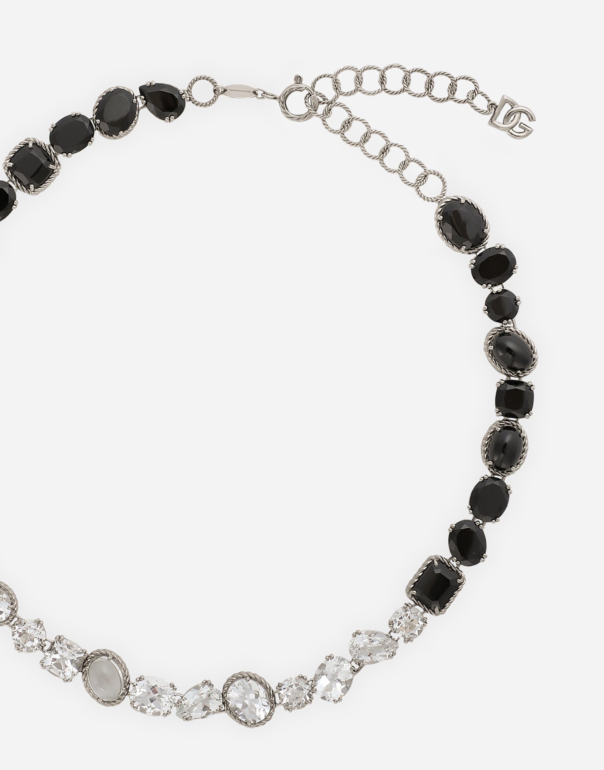 Dolce & Gabbana Anna Bracelet In White Gold 18kt With Spinel And Topazes In ホワイト