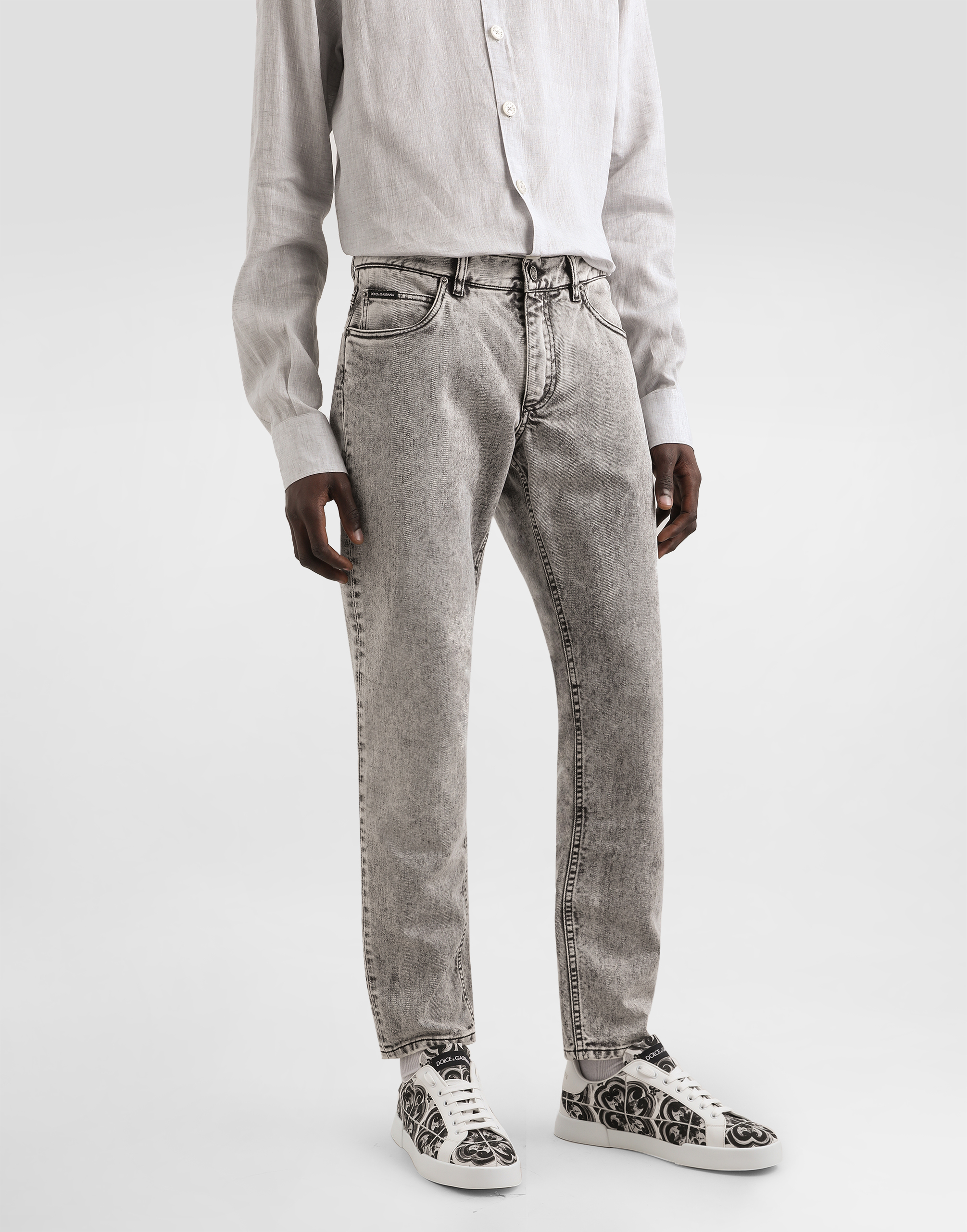 Regular cotton jeans
