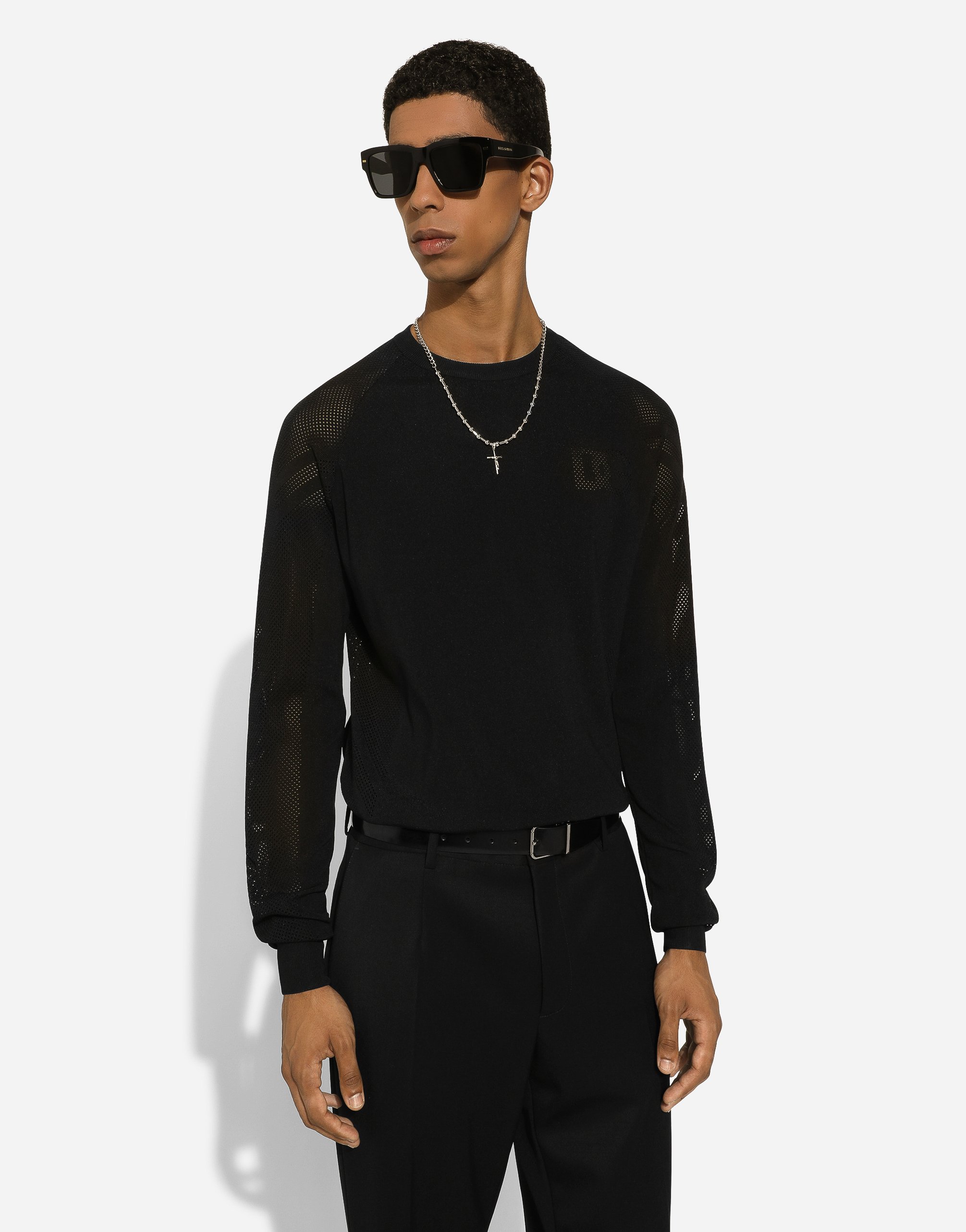 Dolce & Gabbana Collana In Metallo Argento Uomo In シルバー