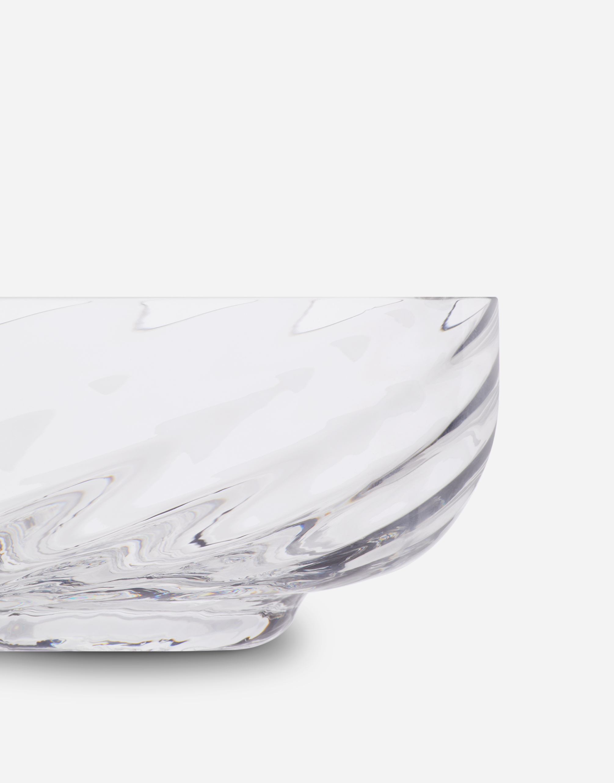 Dolce & Gabbana Set 2 Hand-blown Murano Glass Ice Cream Bowls In Multicolor
