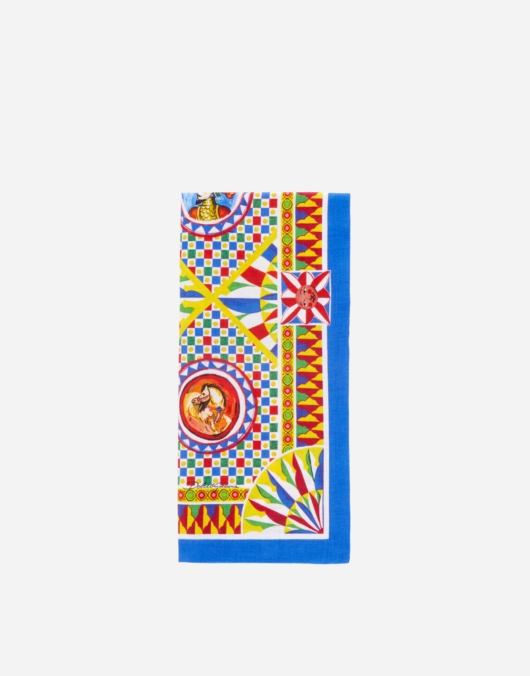 DOLCE & GABBANA SET OF 2 LINEN NAPKINS