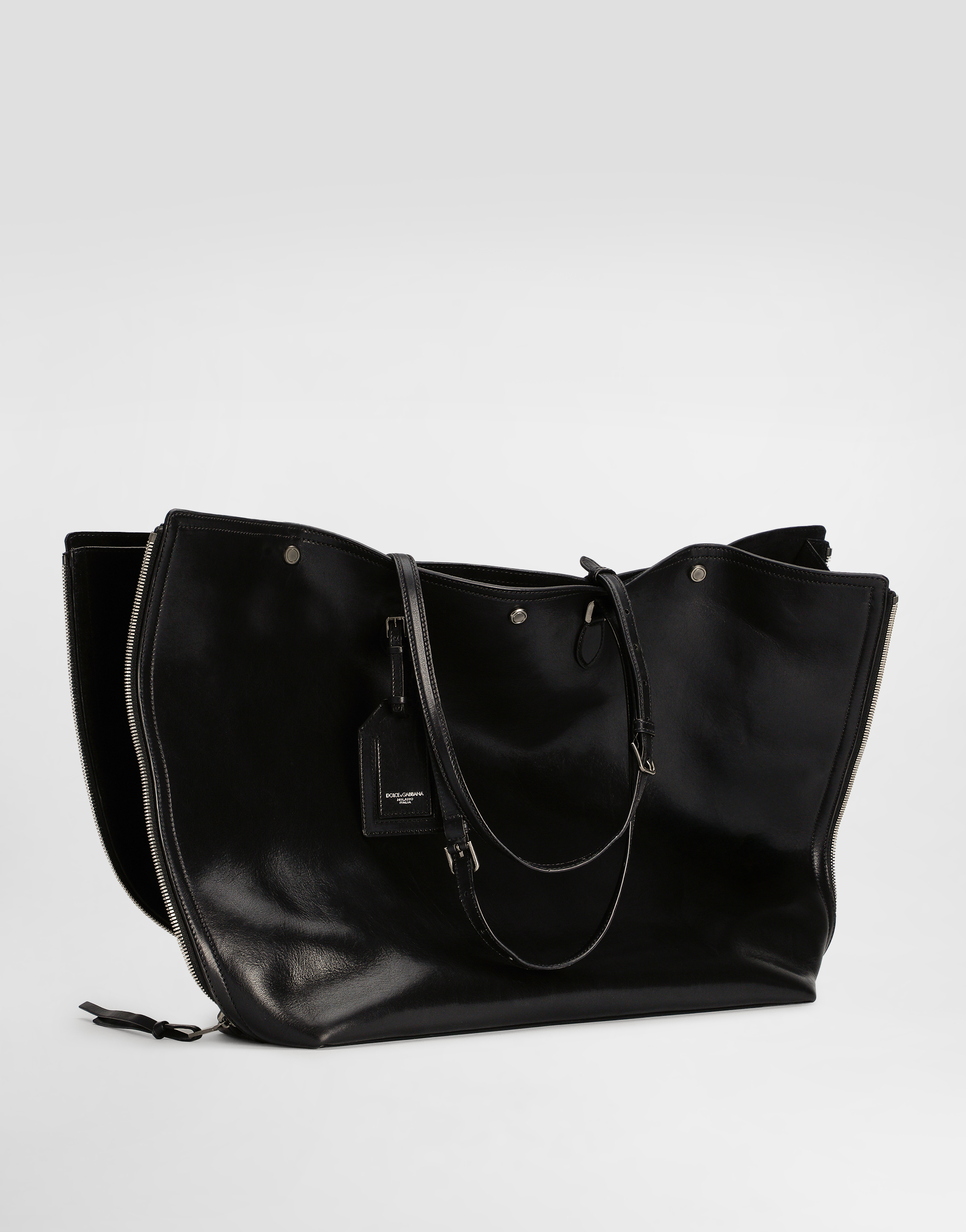 Atene calfskin shopping bag